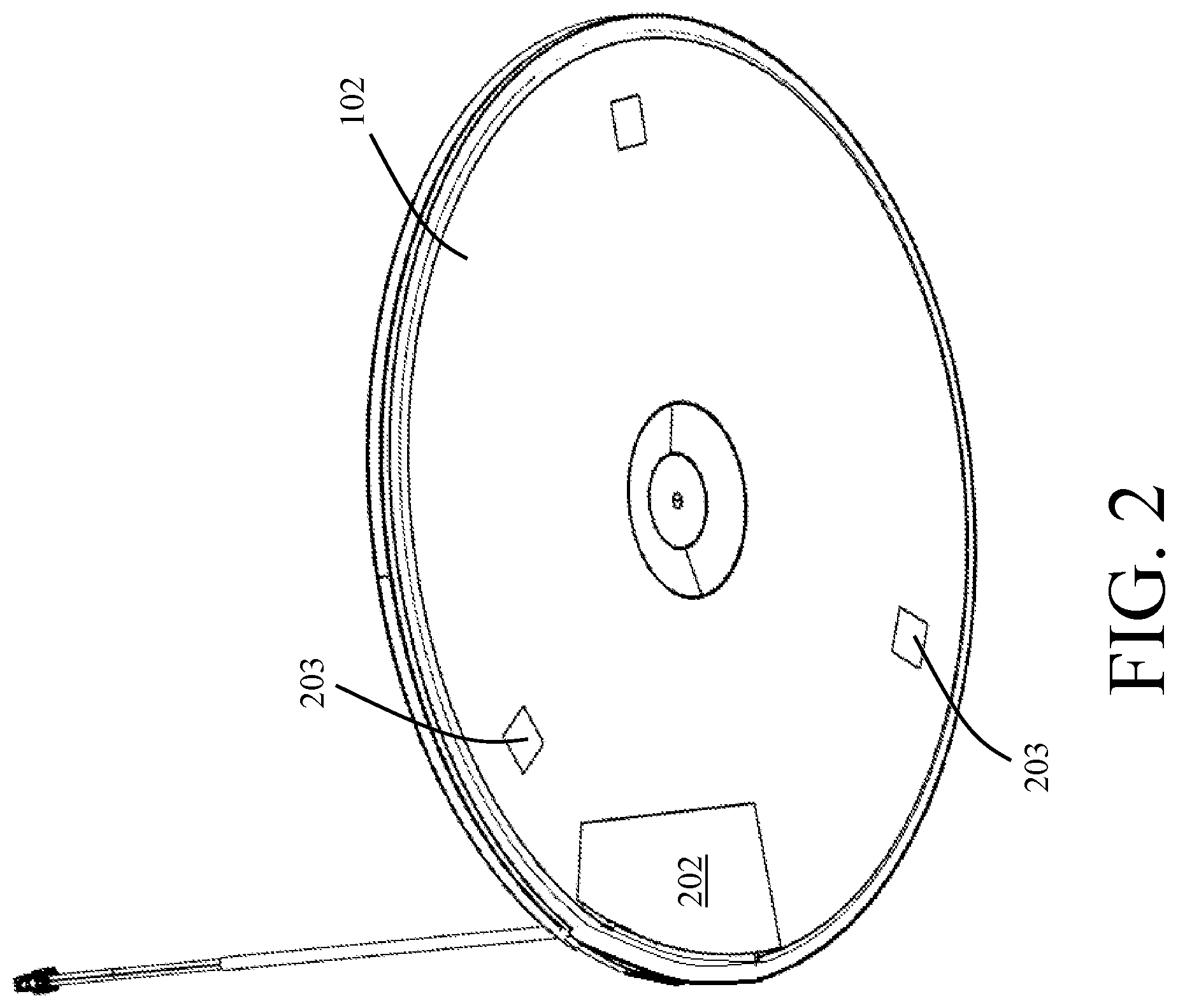 Patent US12313499 Figure 2 – Water heater with an integrated leak detection system