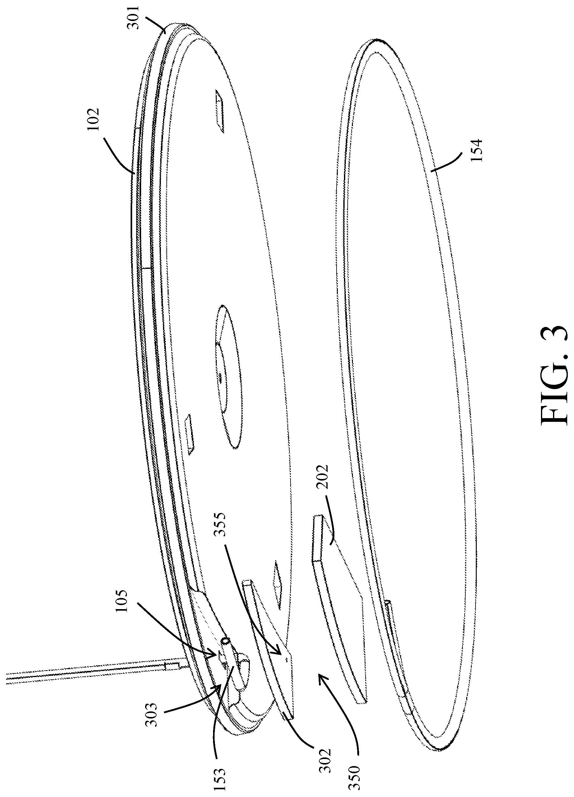 Patent US12313499 Figure 3 – Water heater with an integrated leak detection system