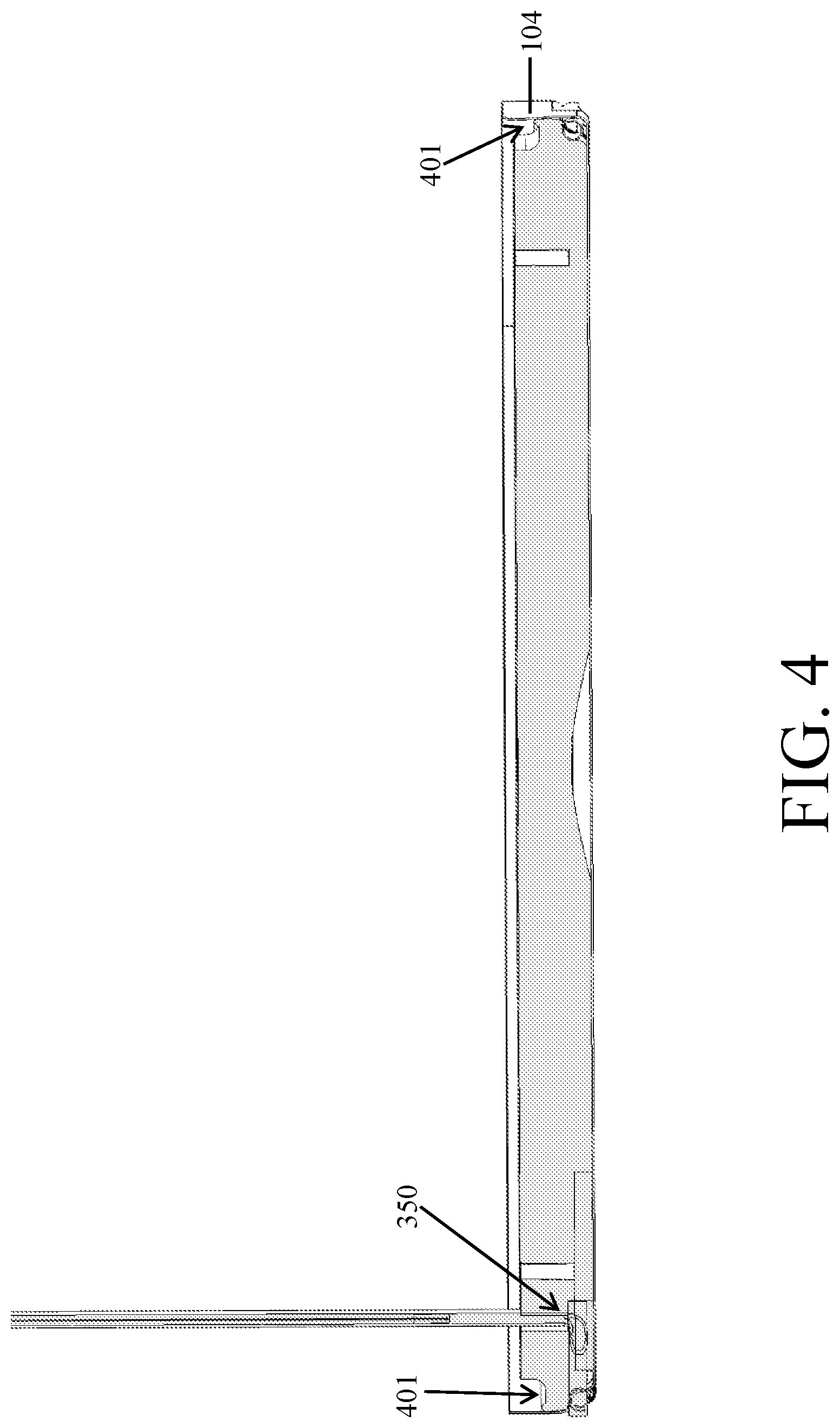 Patent US12313499 Figure 4 – Water heater with an integrated leak detection system