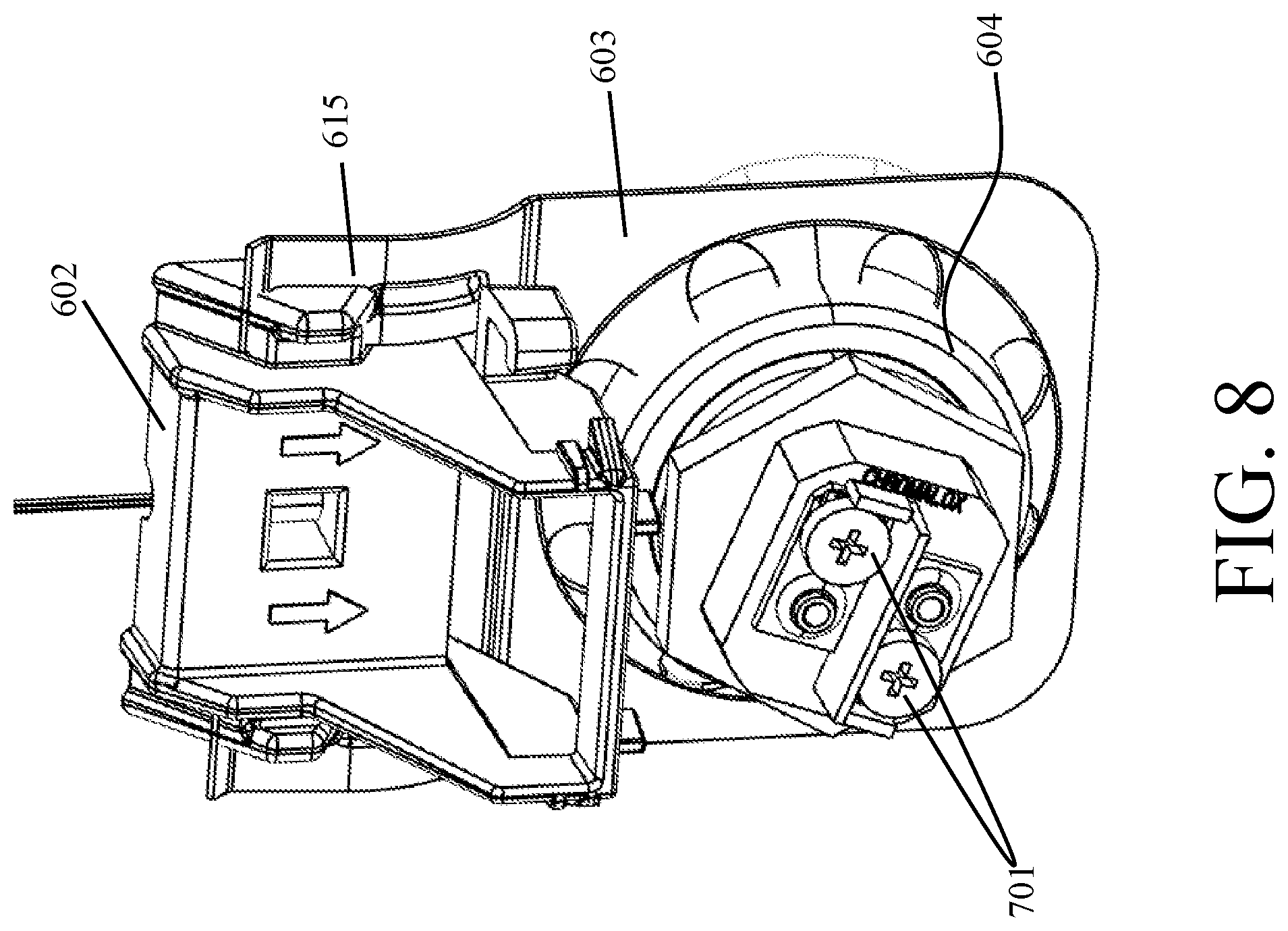 Patent US12313499 Figure 8 – Water heater with an integrated leak detection system
