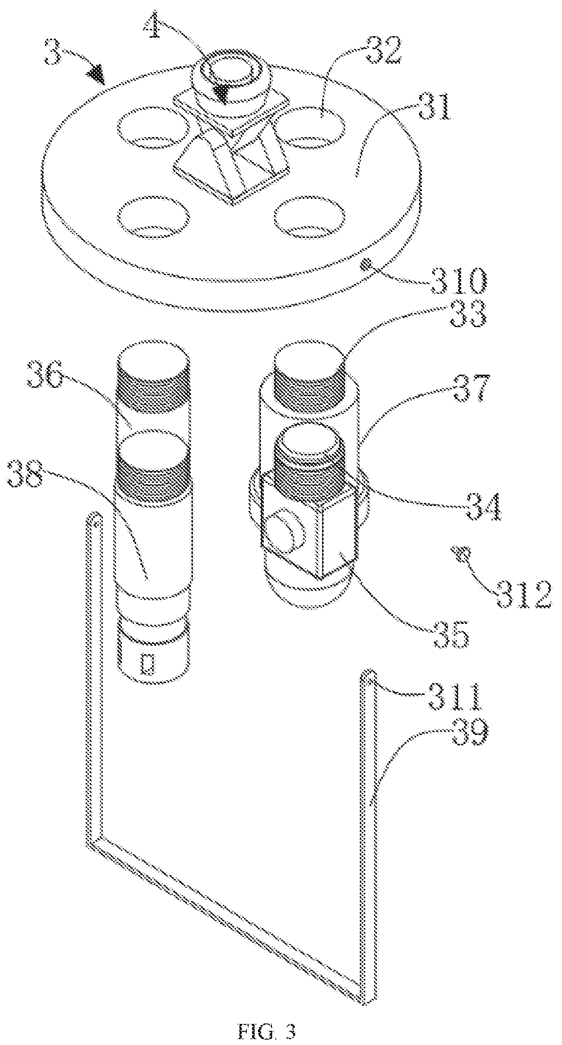 Patent US12313500 Figure 3 – Leakage quick-detection device for drainage pipes