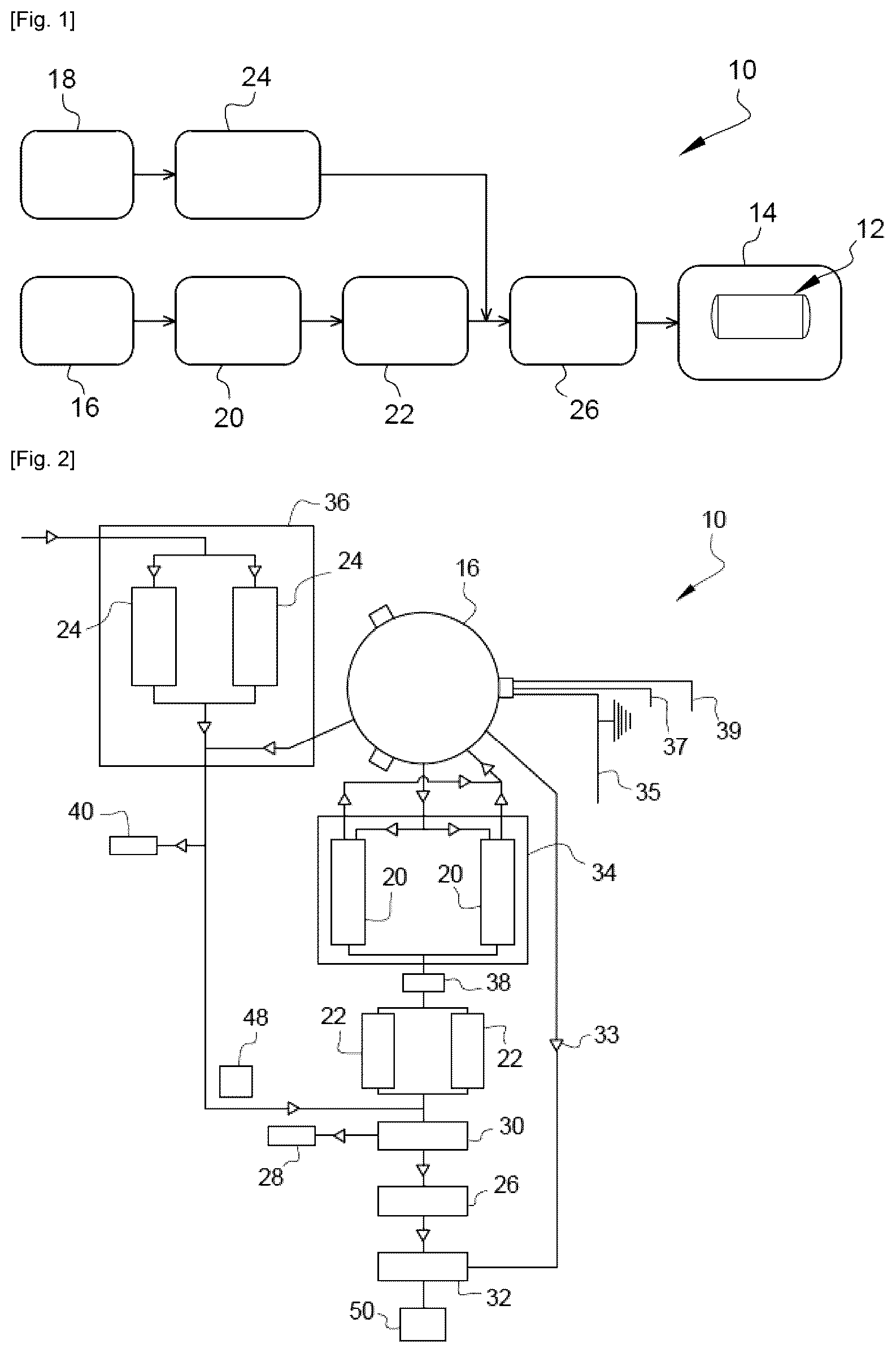 Patent US12313501 Figure 1 – Method for leak monitoring a high-pressure vessel