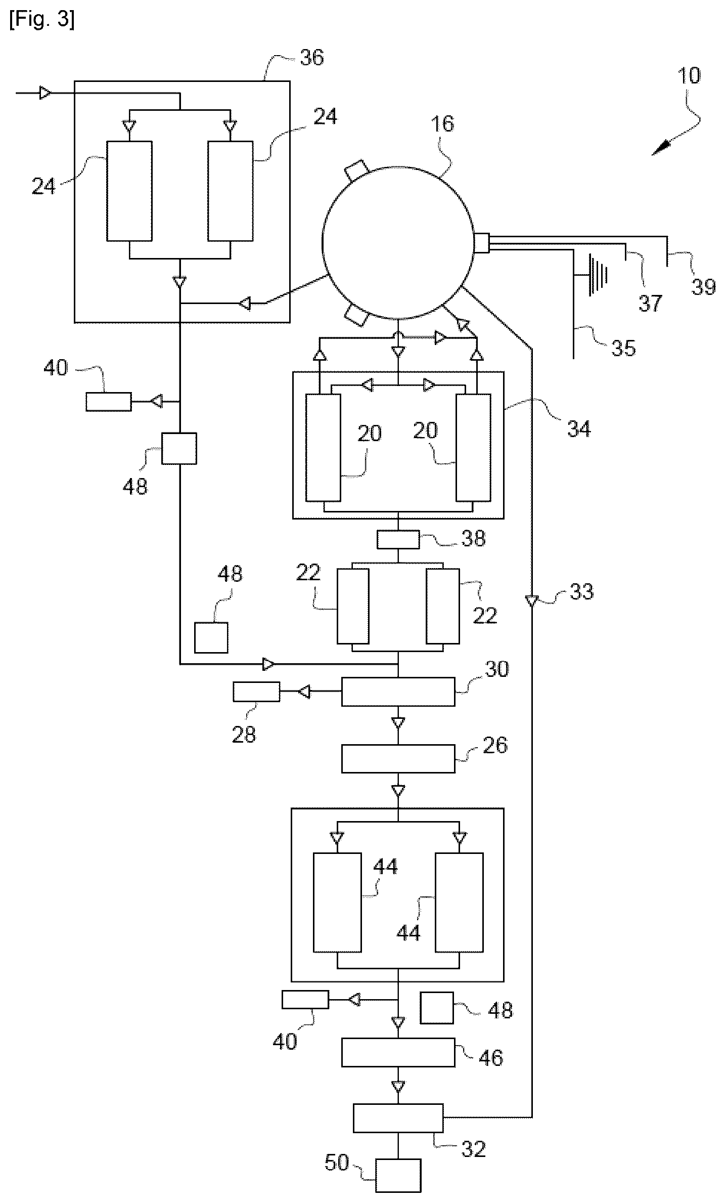 Patent US12313501 Figure 2 – Method for leak monitoring a high-pressure vessel