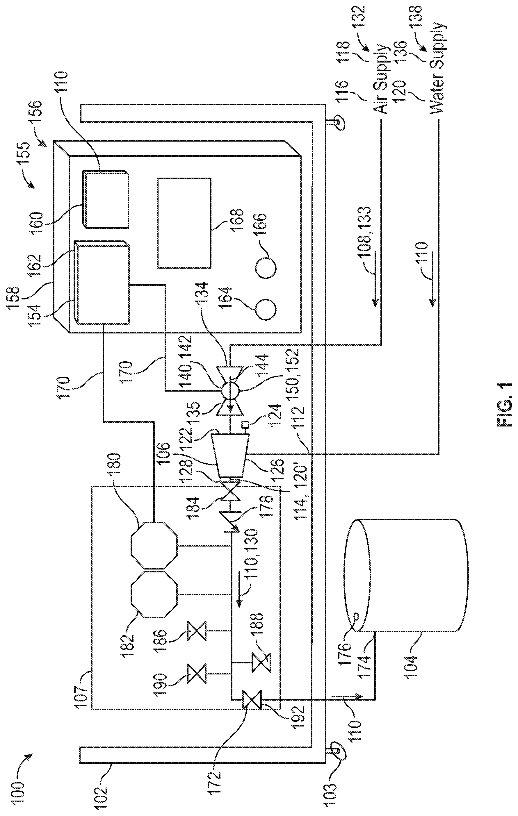 Patent US12313504 Figure 1 – Fully-automatic portable hydrotest system