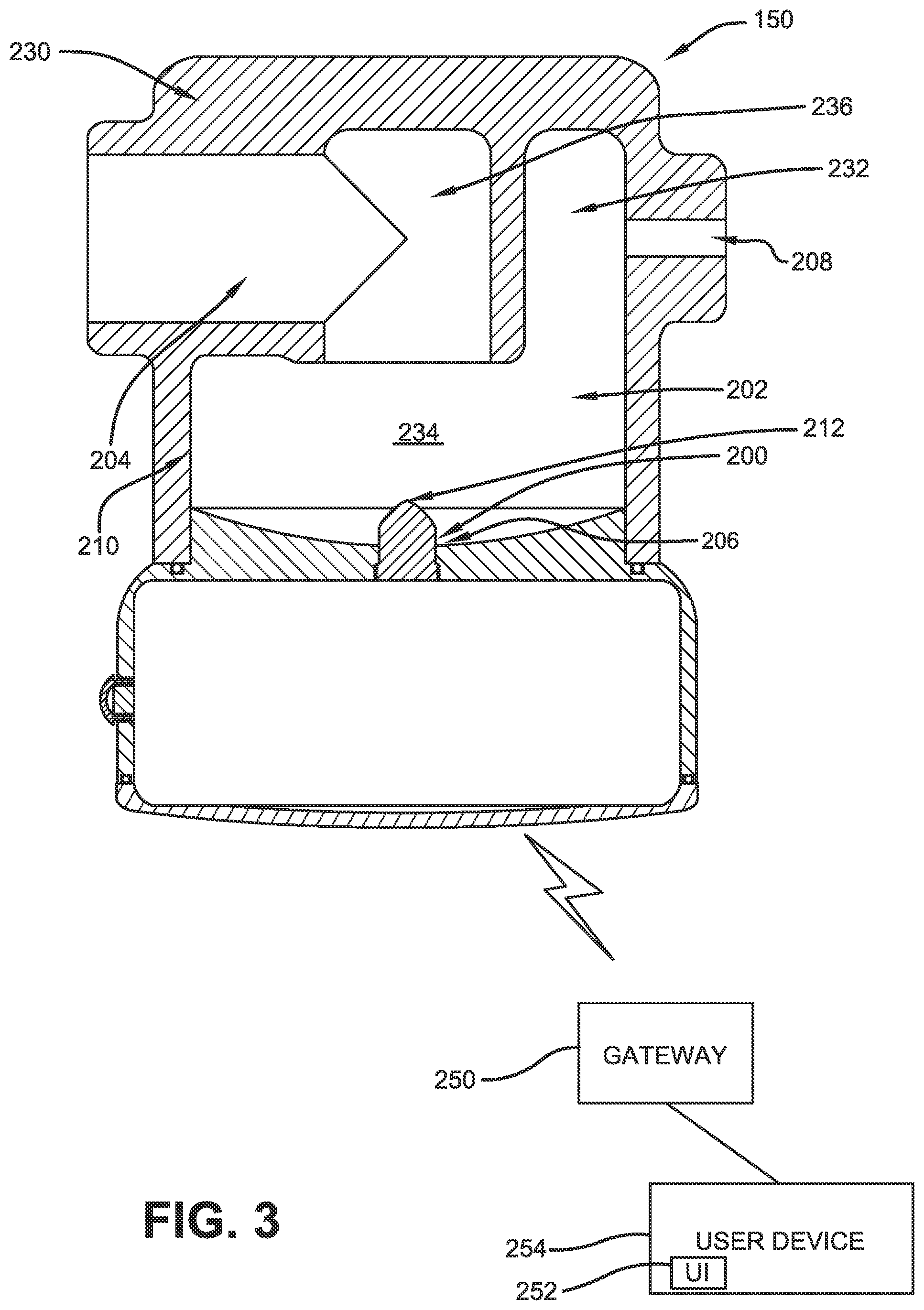 Patent US12313506 Figure 3 – Leak detection for air operated double diaphragm pump