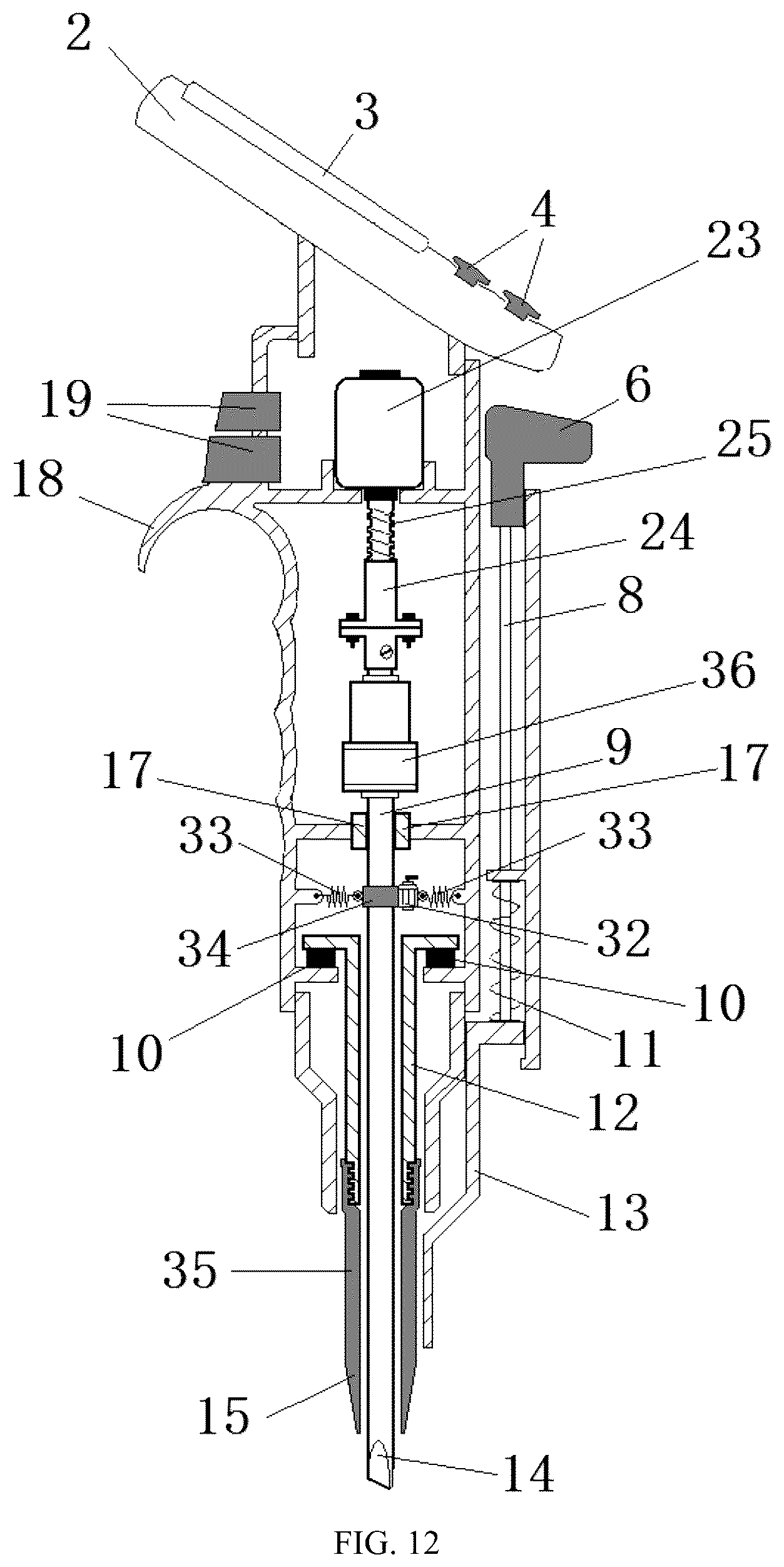 Patent US12313507 Figure 11 – Solid transferring device