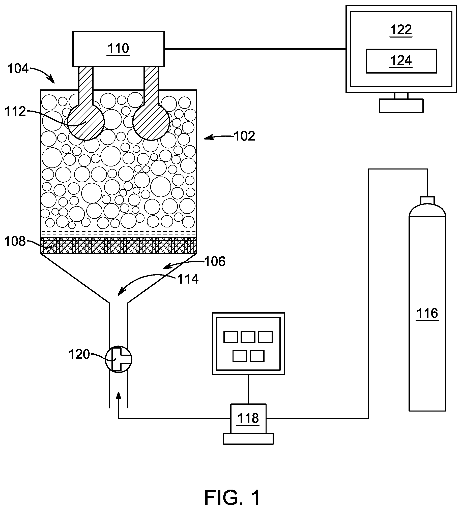Patent US12313511 Figure 1 – Evaluating the foamability of a solution using a vibrational viscometer