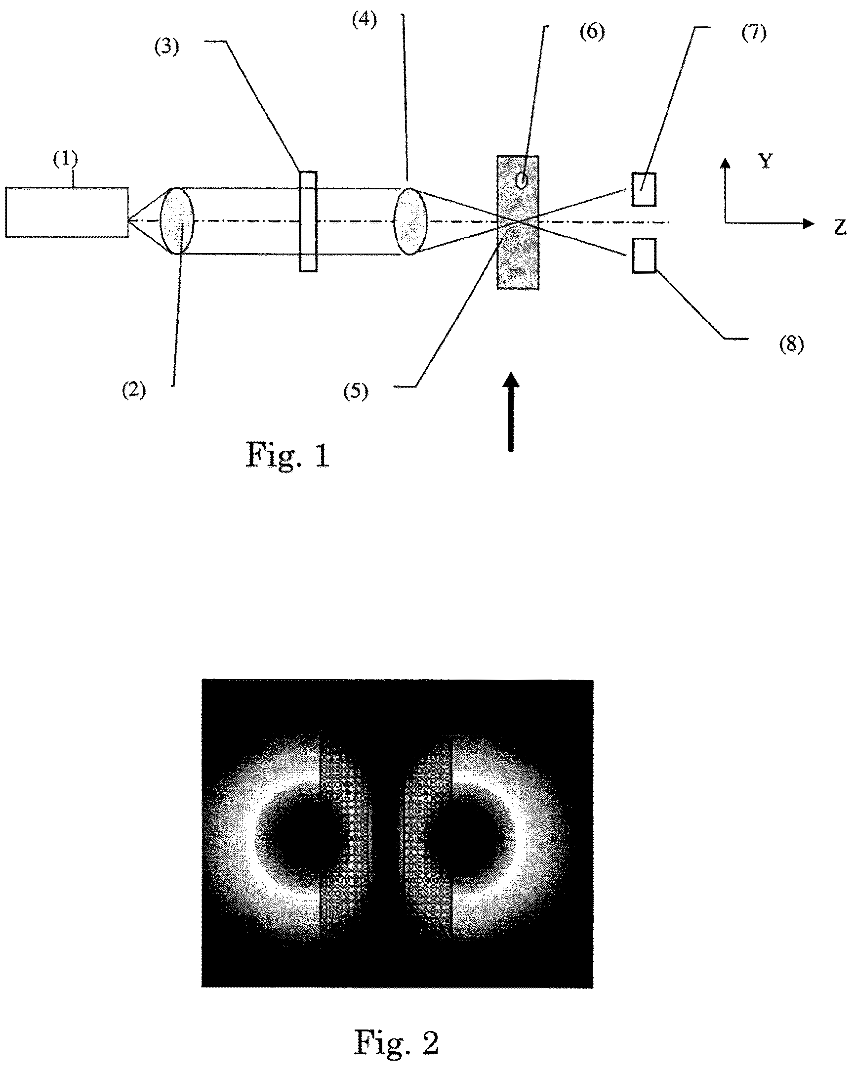 Patent US12313514 Figure 1 – Detection scheme for particle size and concentration measurement