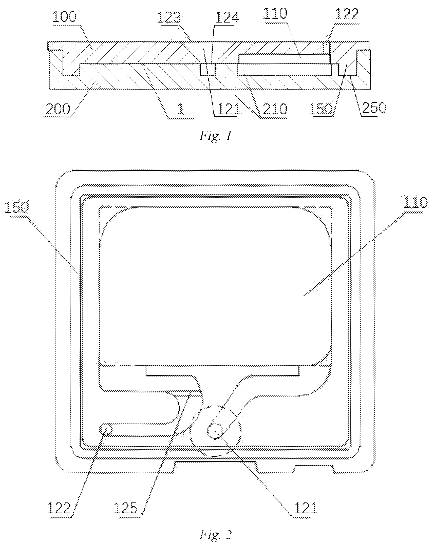 Patent US12313528 Figure 1 – Cuvette for analysis of liquids