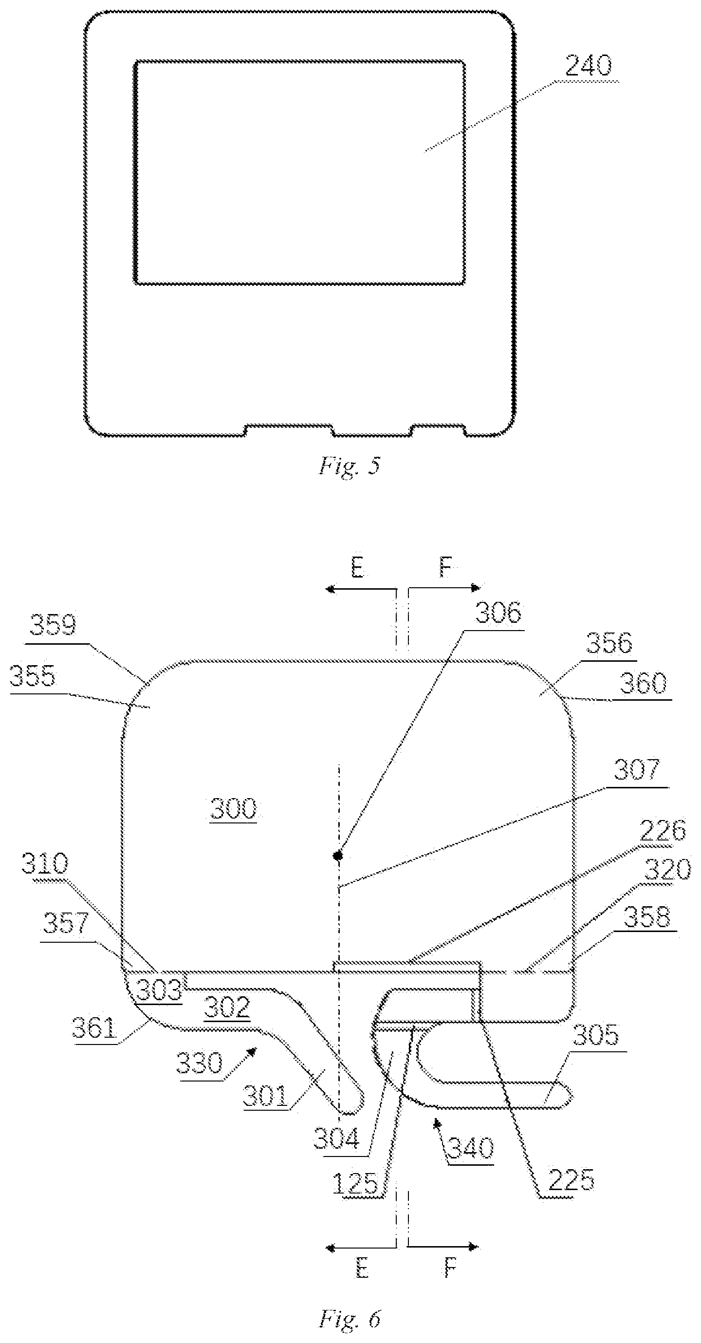 Patent US12313528 Figure 3 – Cuvette for analysis of liquids