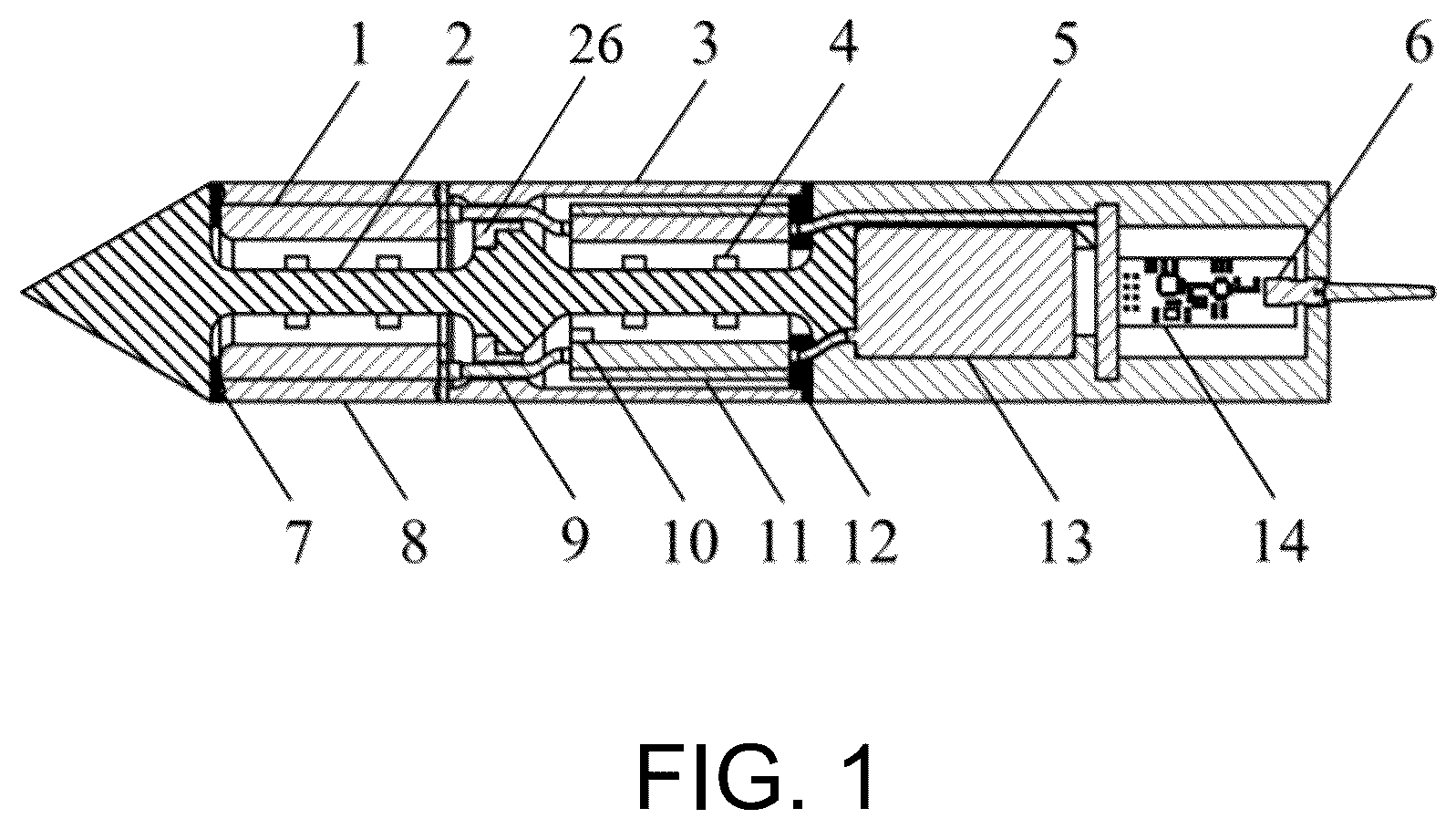 Patent US12313532 Figure 1 – Static cone penetration test device and test method incorporating hyperspectral imaging technology