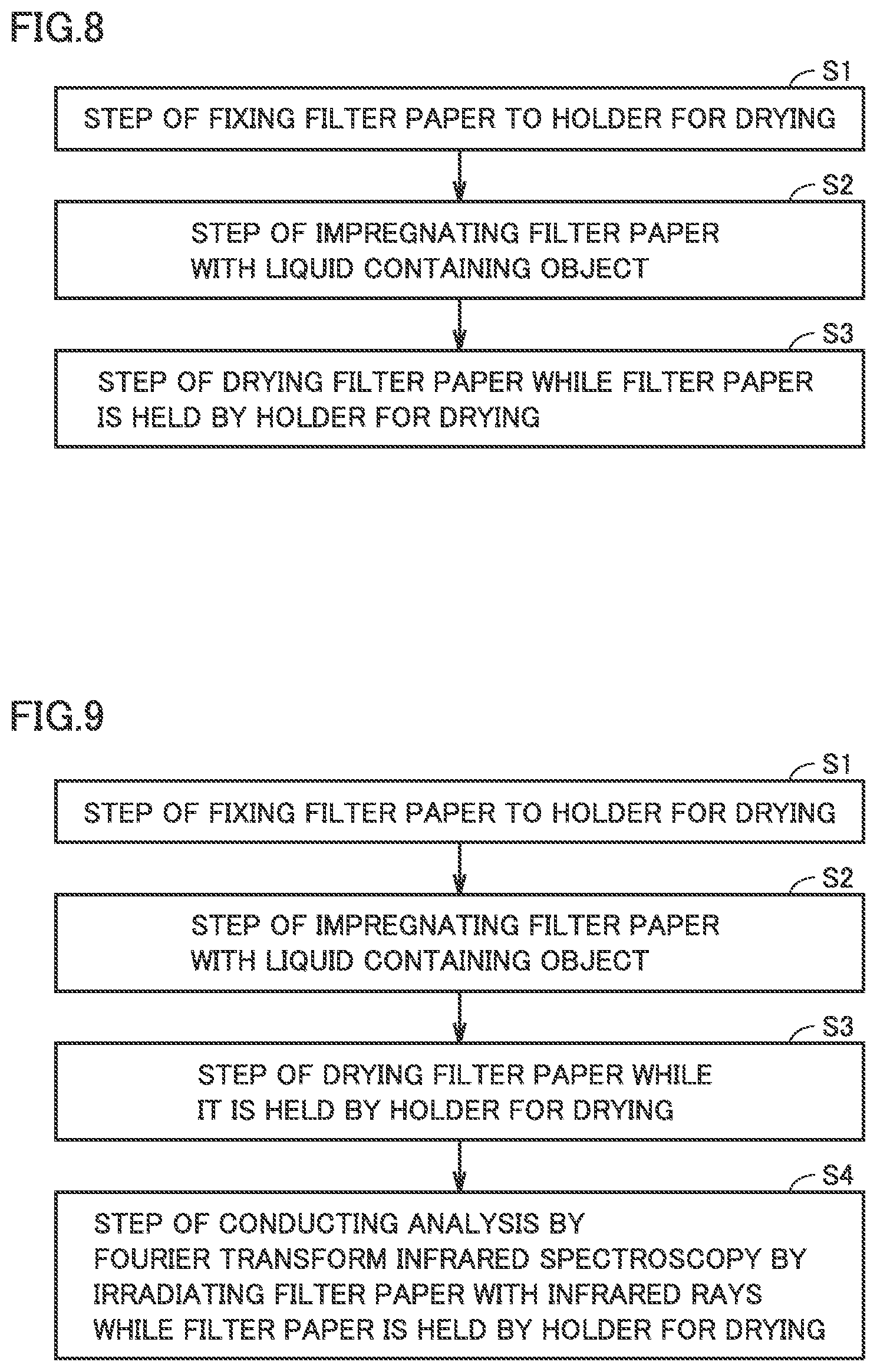 Patent US12313537 Figure 4 – Holder for drying, method of manufacturing measurement sample, and measurement method