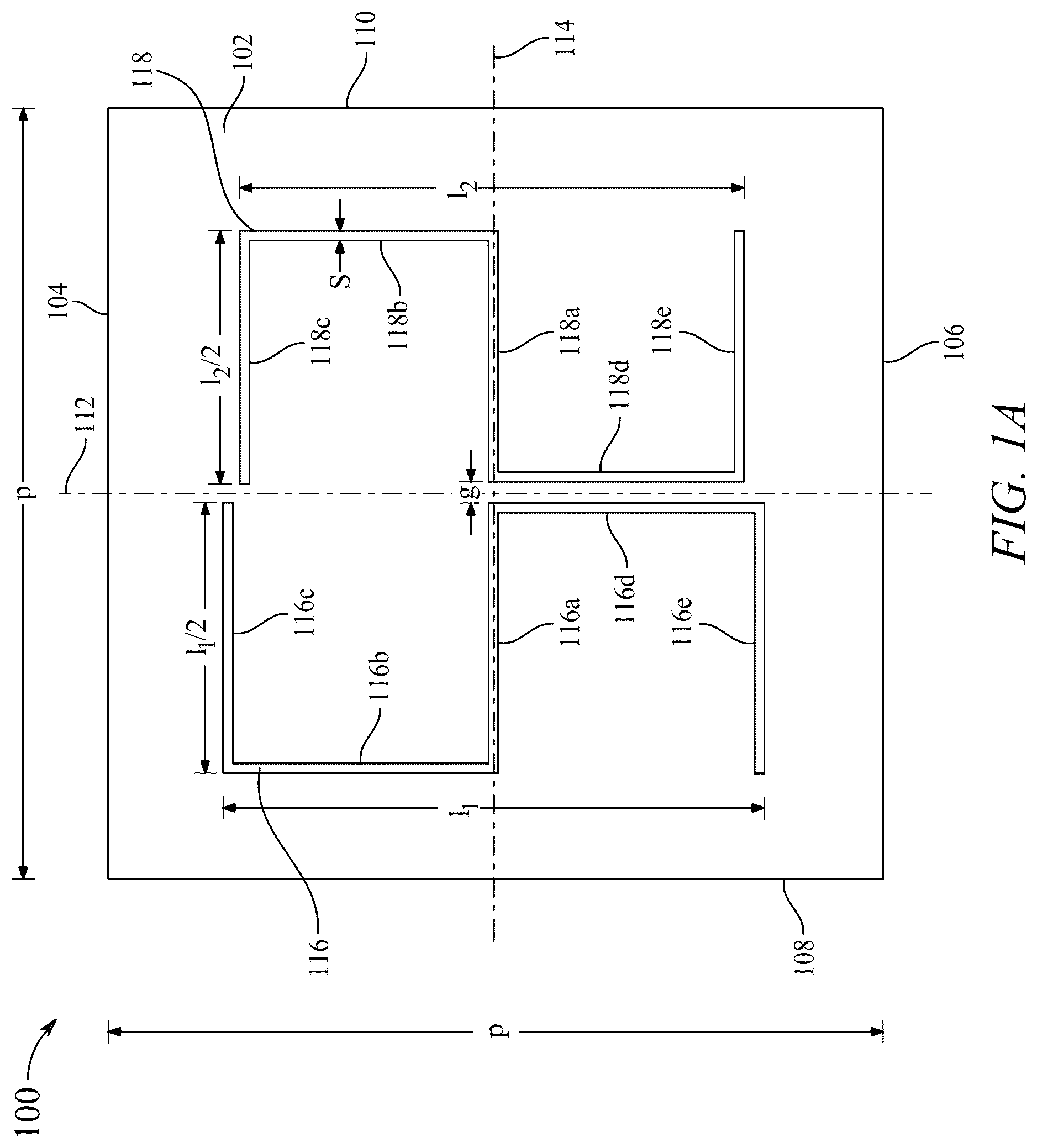 Patent US12313539 Figure 1 – Terahertz asymmetric S-shaped complementary metasurface biosensor for glucose concentration