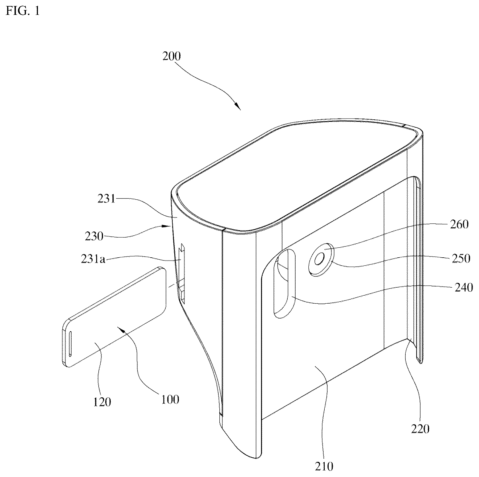 Patent US12313542 — Gadget for measuring retroreflected signal — Figure 1