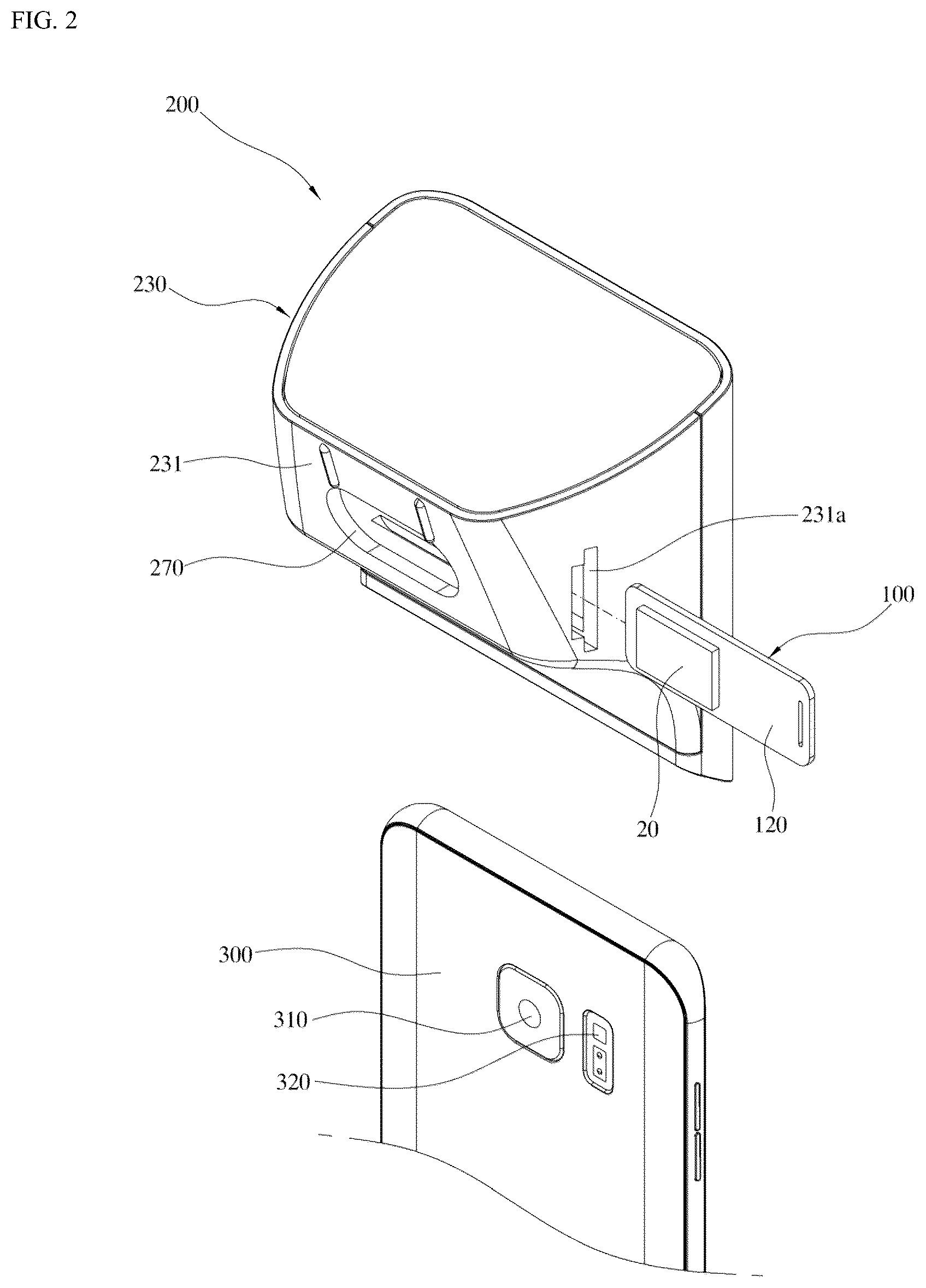 Patent US12313542 Figure 2 – Gadget for measuring retroreflected signal