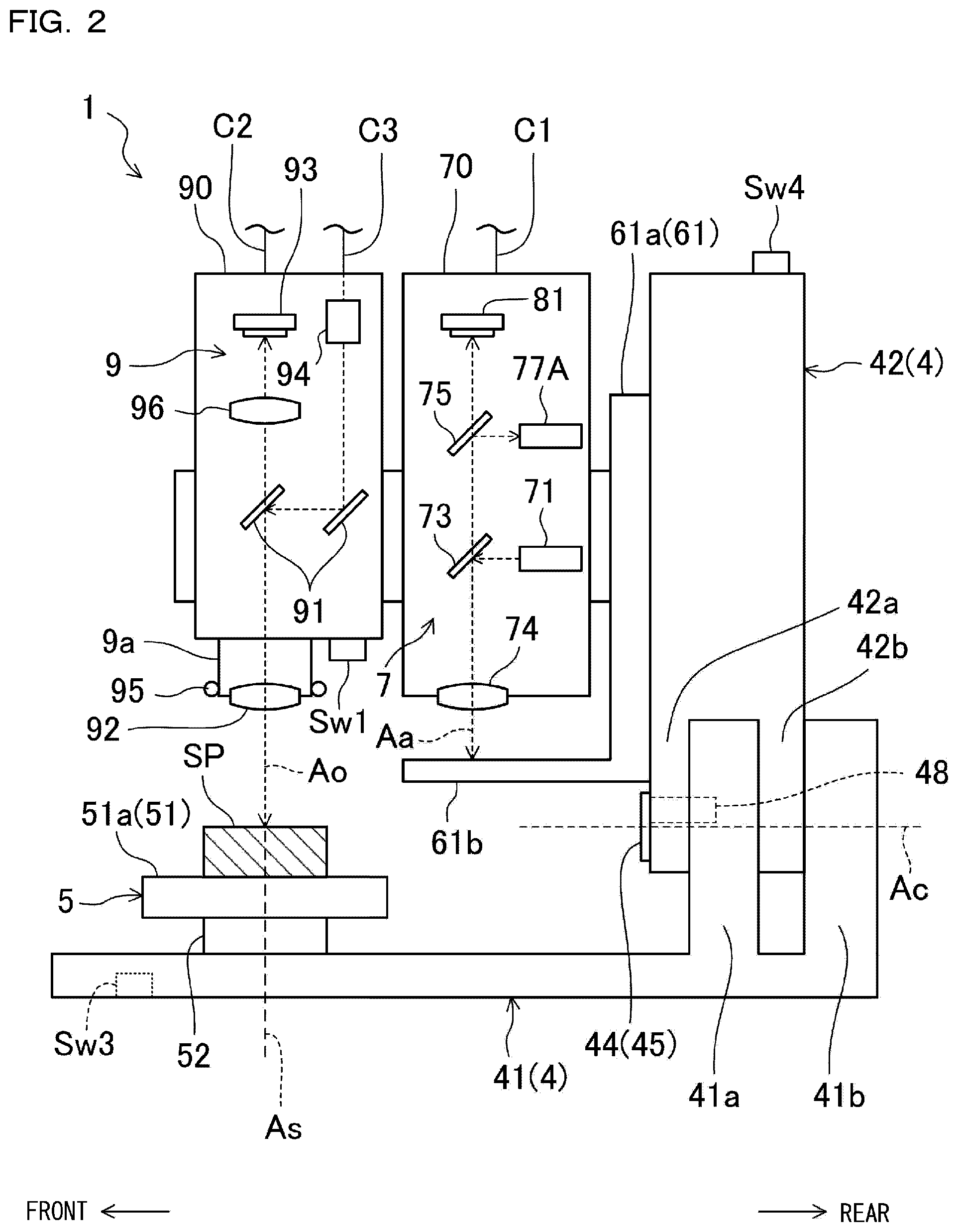 Patent US12313554 Figure 2 – Laser-induced breakdown spectroscope
