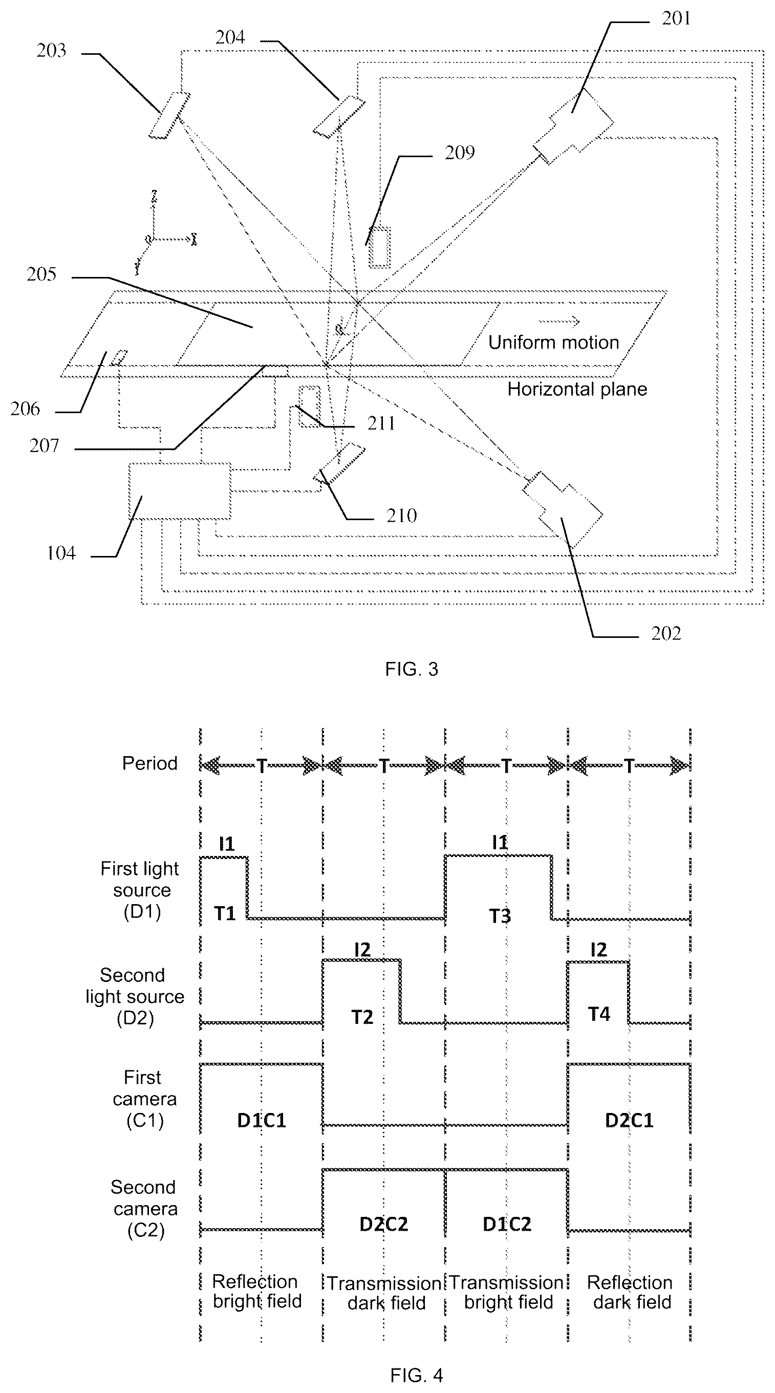 Patent US12313561 Figure 2 – Stroboscopic stepped illumination defect detection system