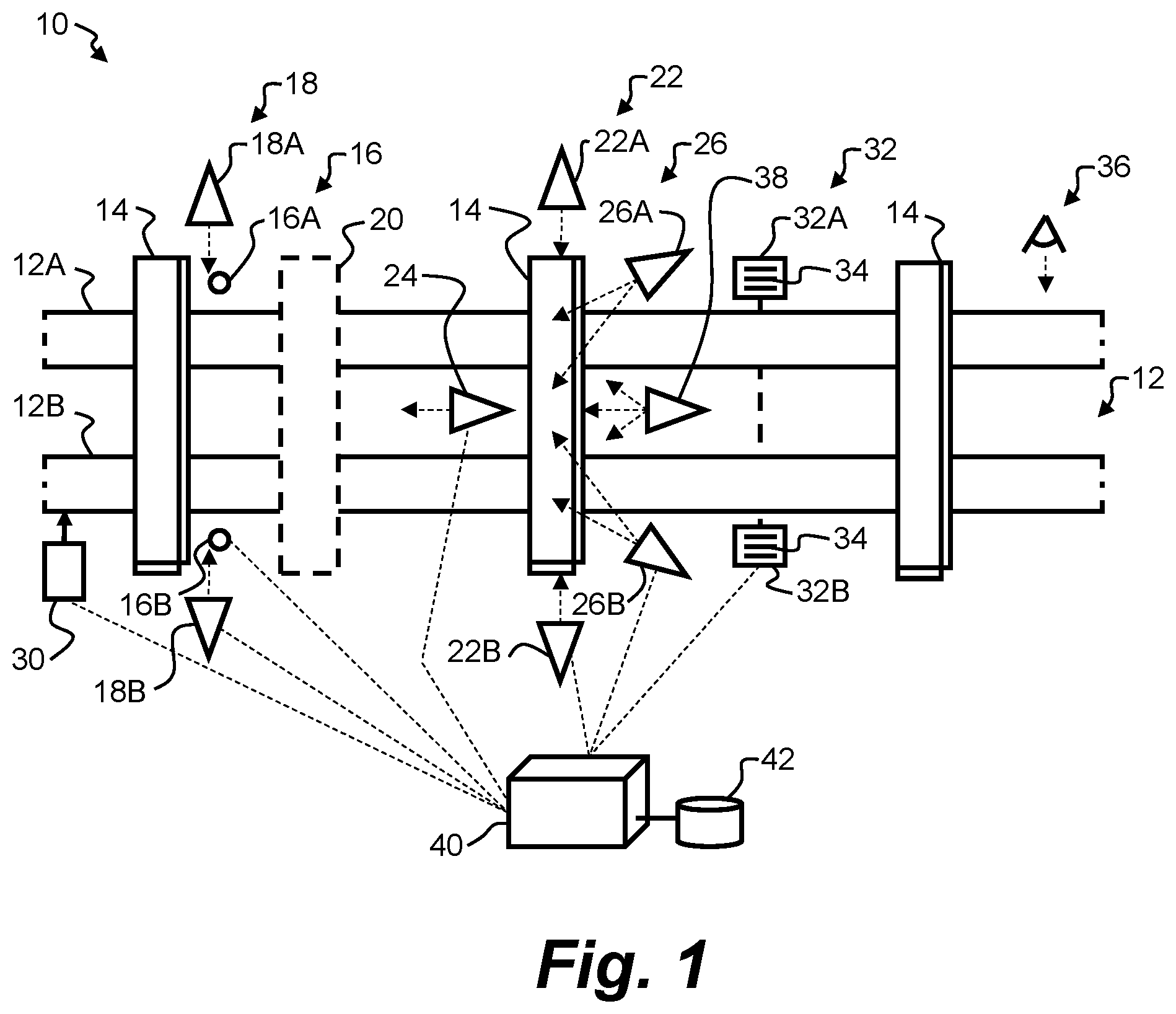 Patent US12313565 Figure 1 – Finishing line automatic inspection system and method