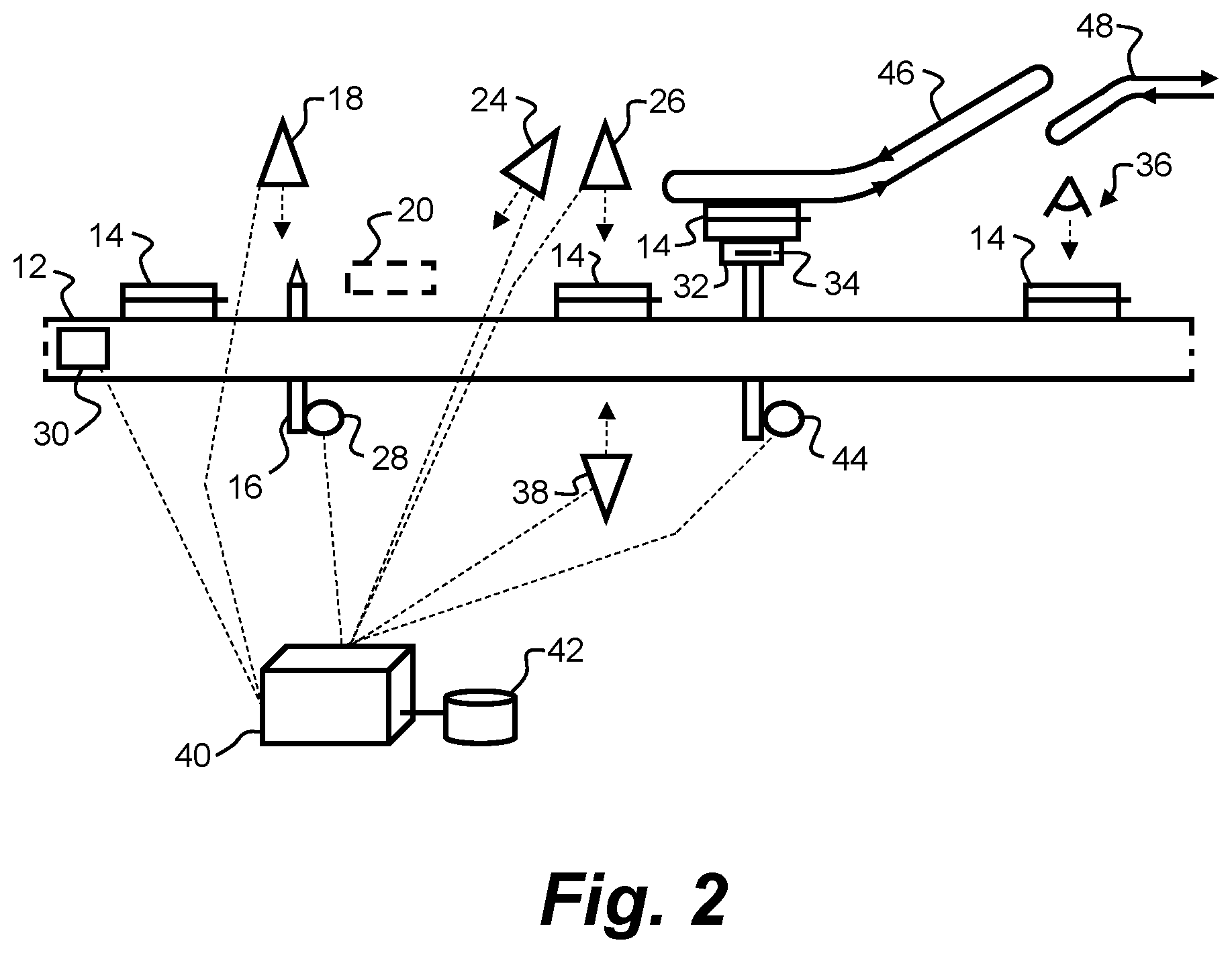 Patent US12313565 Figure 2 – Finishing line automatic inspection system and method