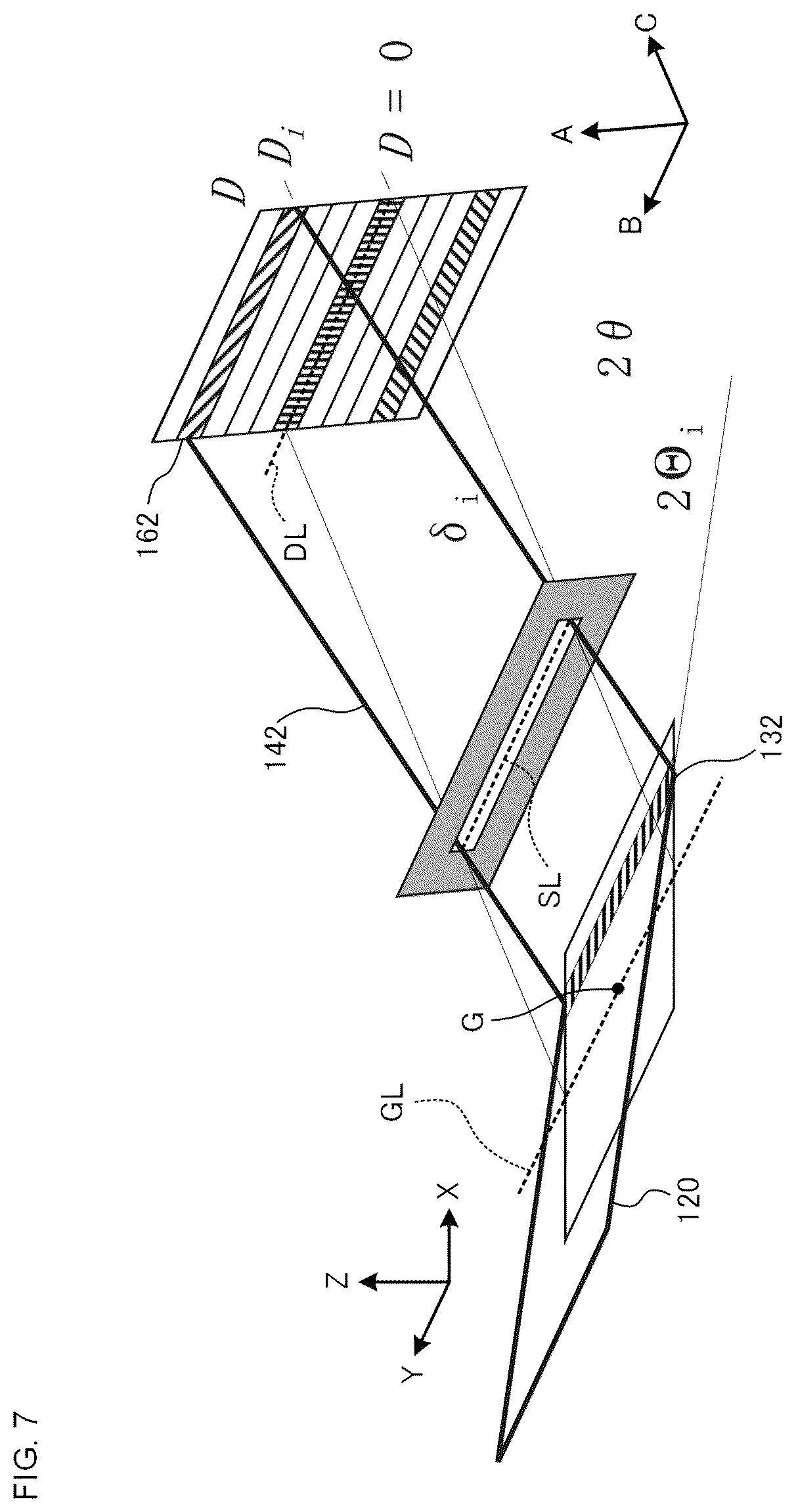 Patent US12313573 Figure 7 – X-ray diffraction apparatus and measurement method