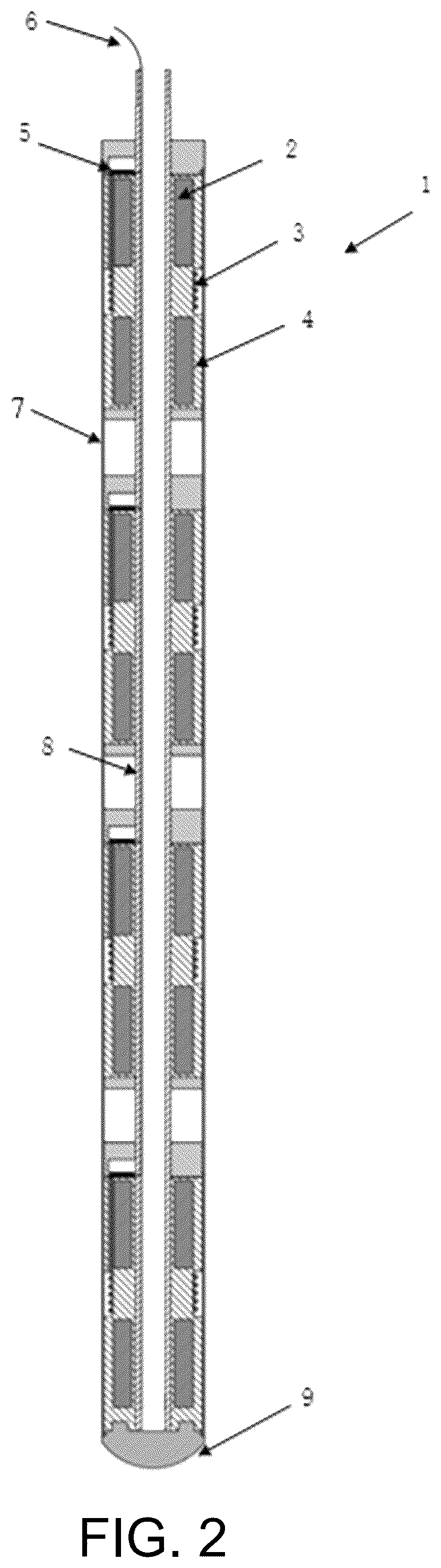 Patent US12313575 Figure 2 – Multi-probe multi-frequency nuclear magnetic resonance rock soil in-situ monitoring system