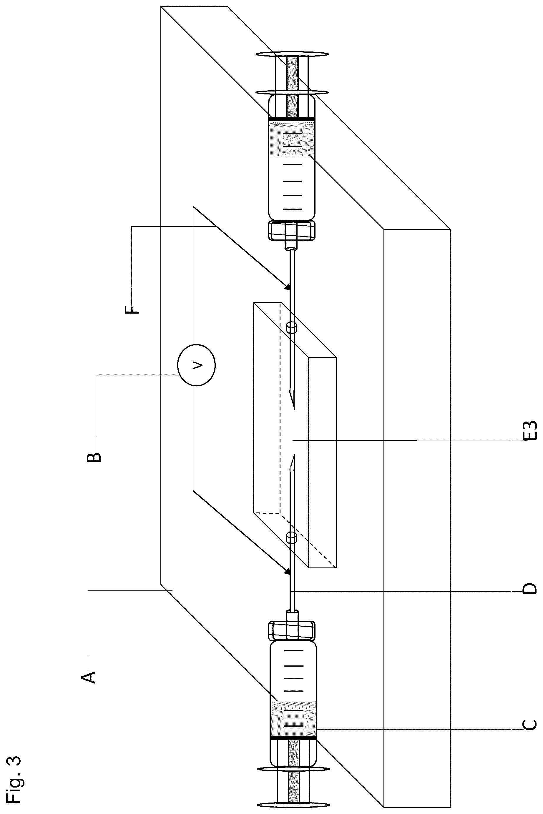 Patent US12313582 Figure 3 – Device for testing electrical and/or electrochemical properties in a 10 cubic centimeter or less test cell