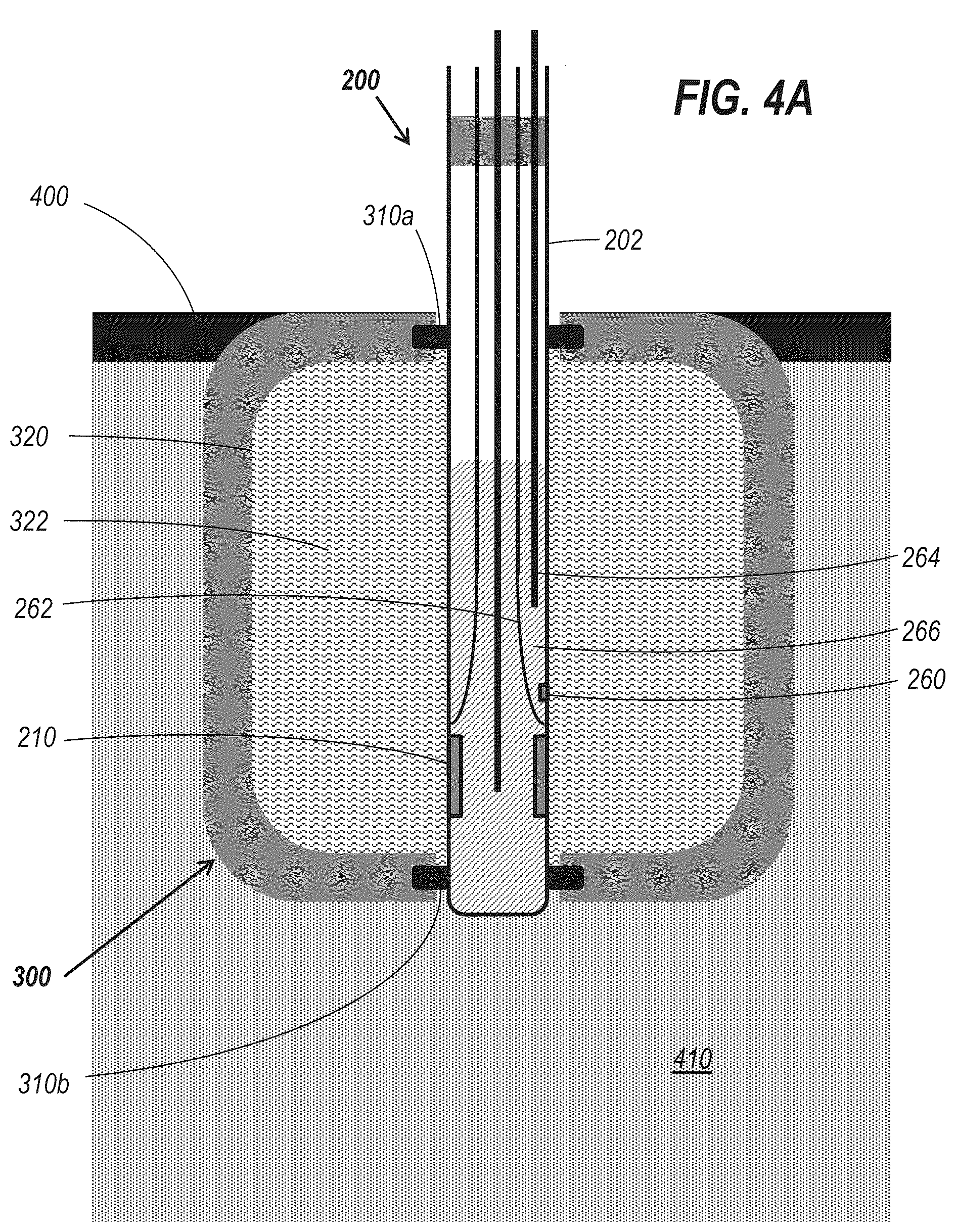 Patent US12313586 Figure 4 – Sensing element for use with media-preserving storage and calibration chamber