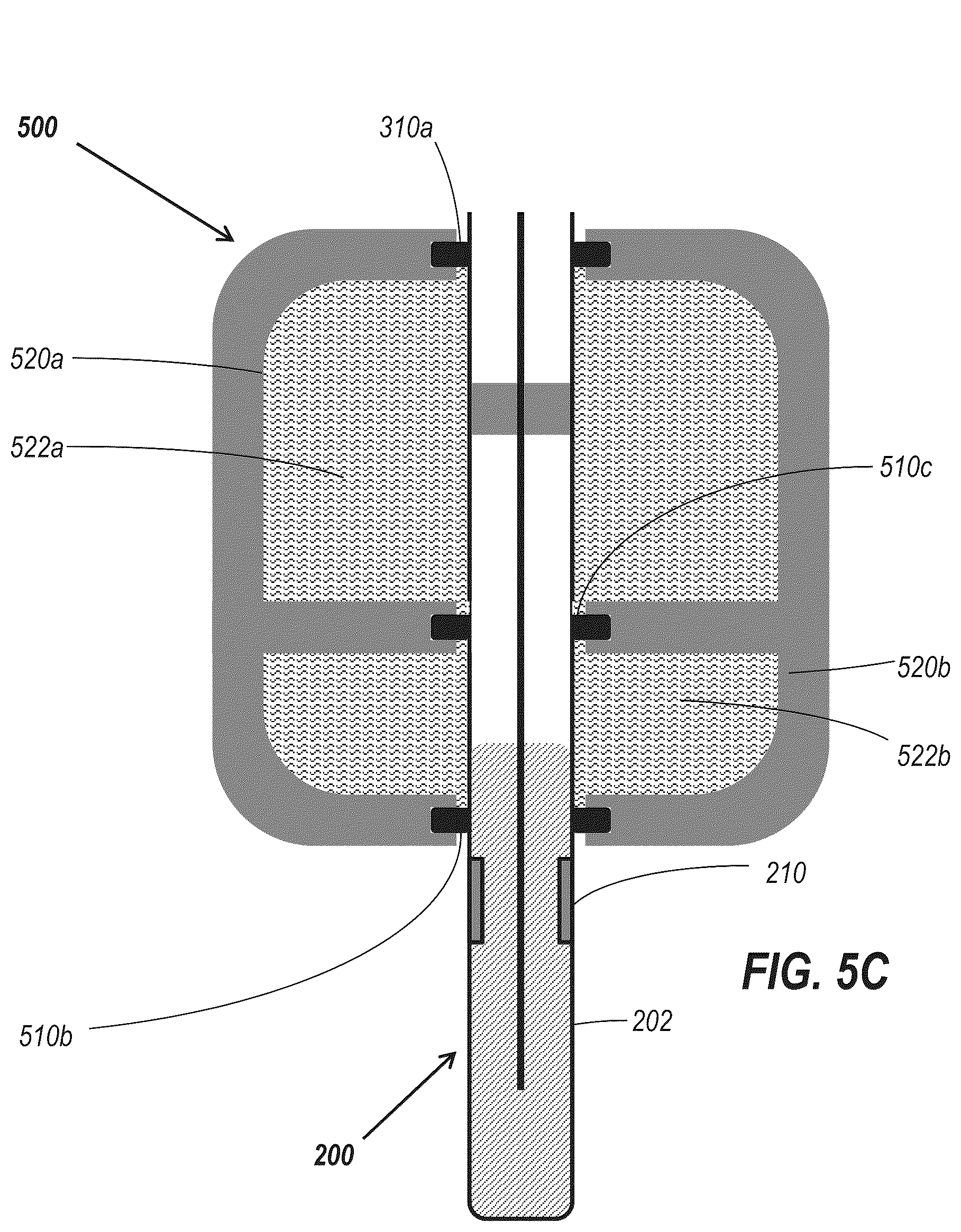 Patent US12313586 Figure 8 – Sensing element for use with media-preserving storage and calibration chamber