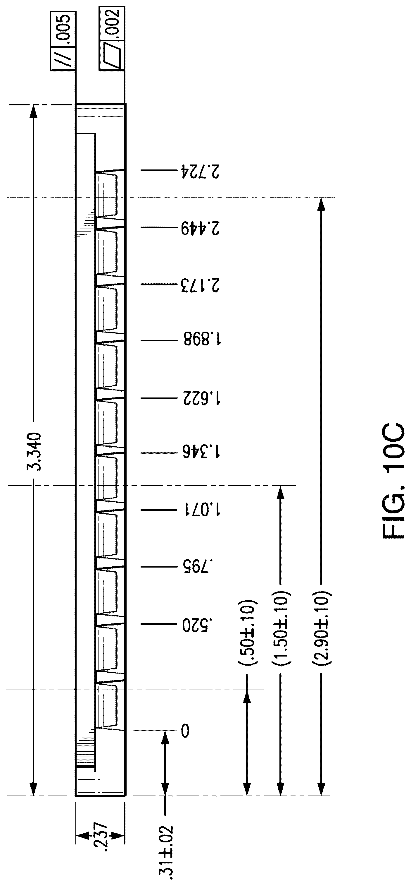 Patent US12313587 Figure 19 – Electrophoresis gel cassette and comb