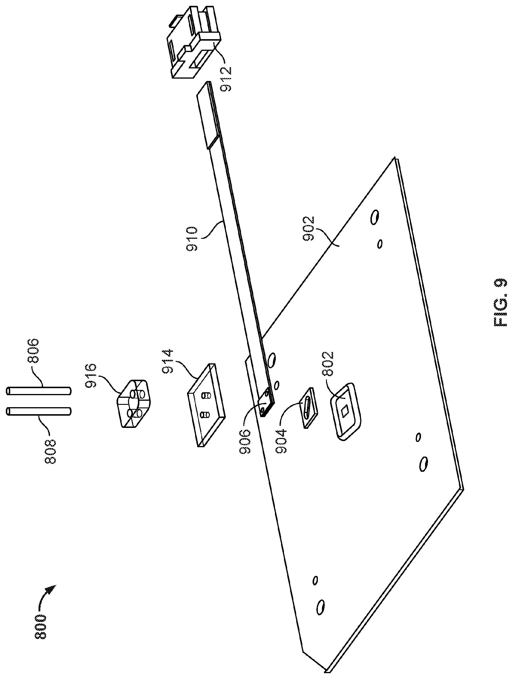 Patent US12313588 Figure 9 – Molded flow channel