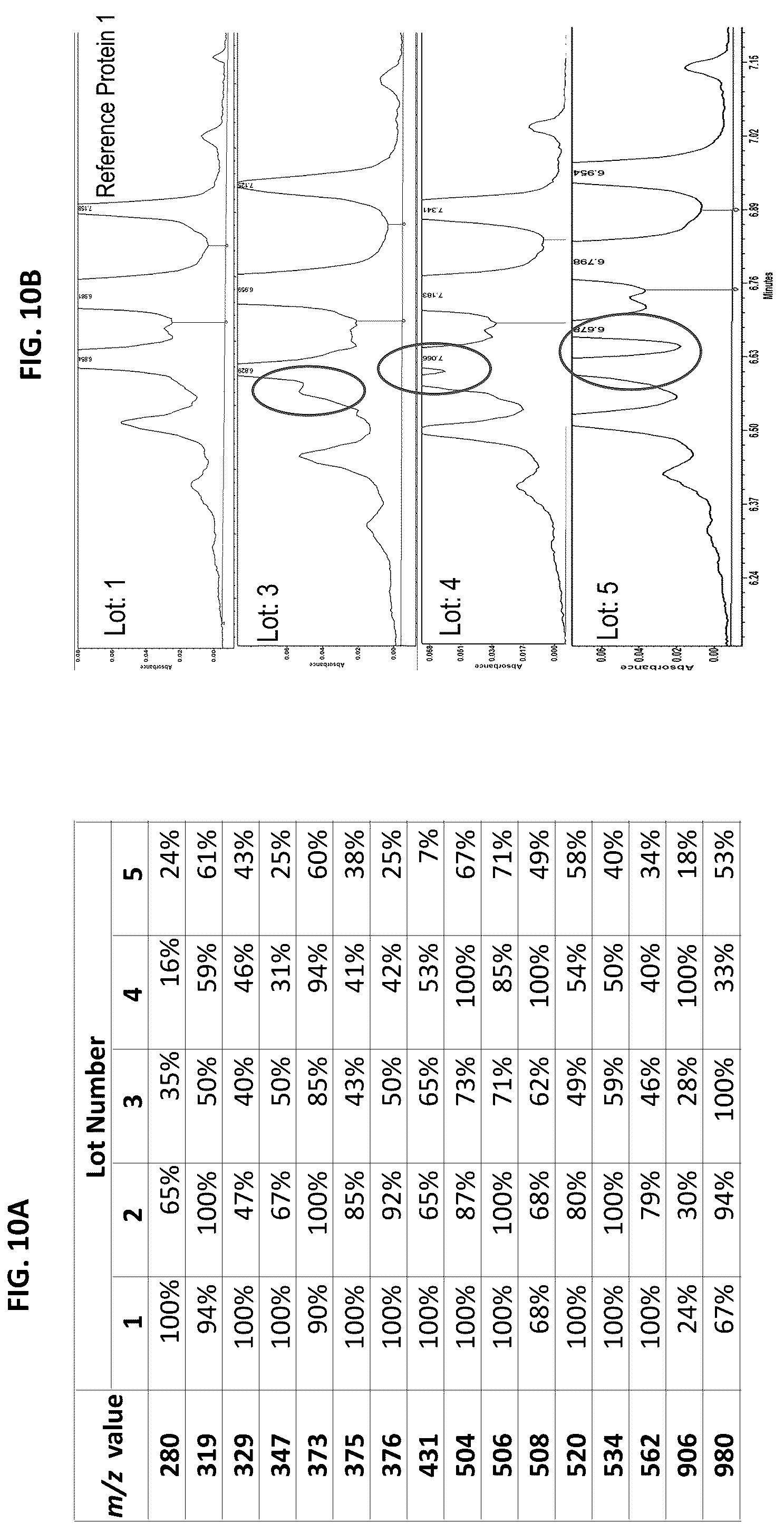 Patent US12313589 Figure 10 – Liquid chromatography-mass spectrometry (LC-MS) methods for analyzing ampholyte lot variation