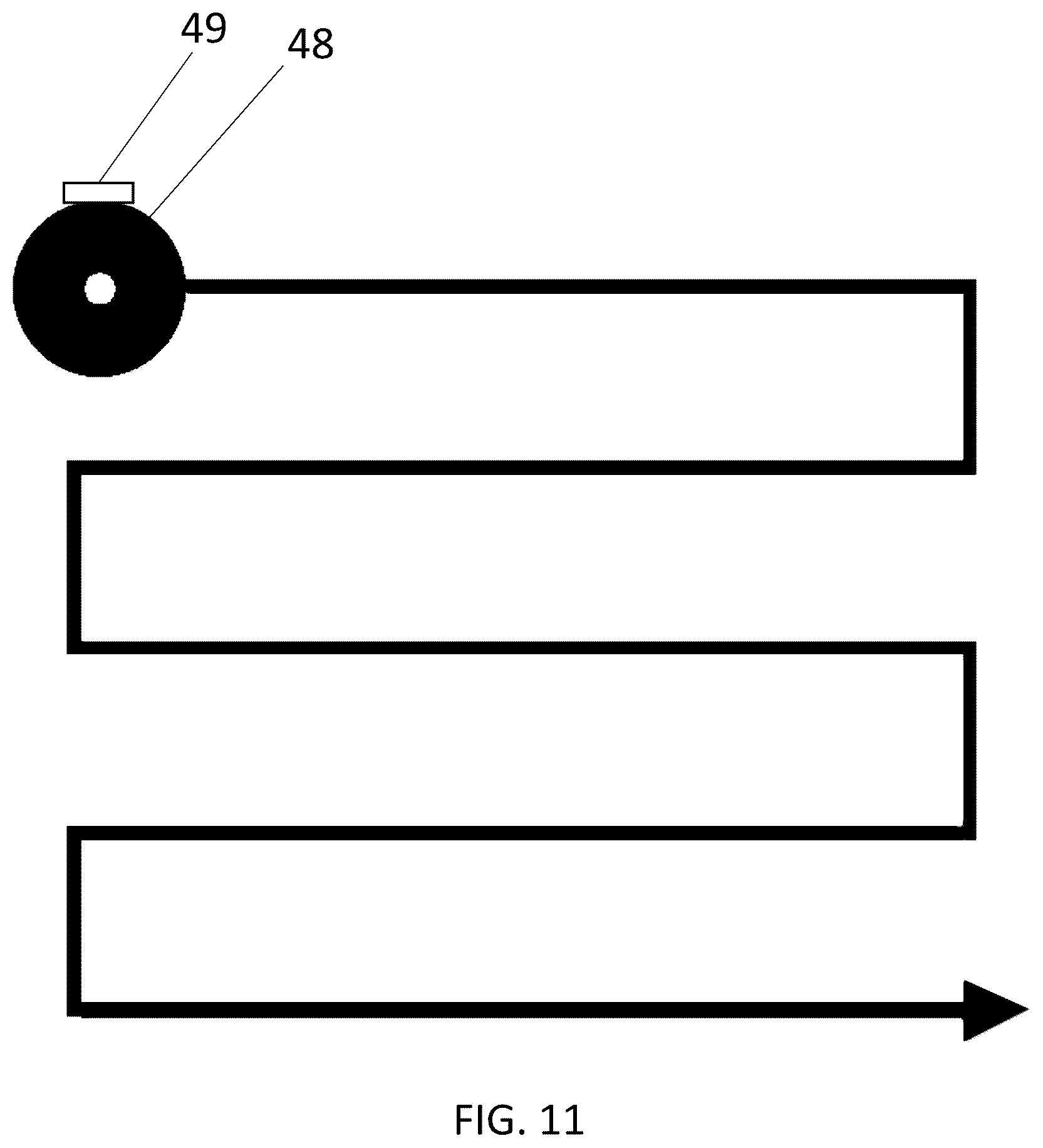 Patent US12313592 Figure 11 – Eddy current probe and method for determining ply orientation using eddy current and ultrasonic probes