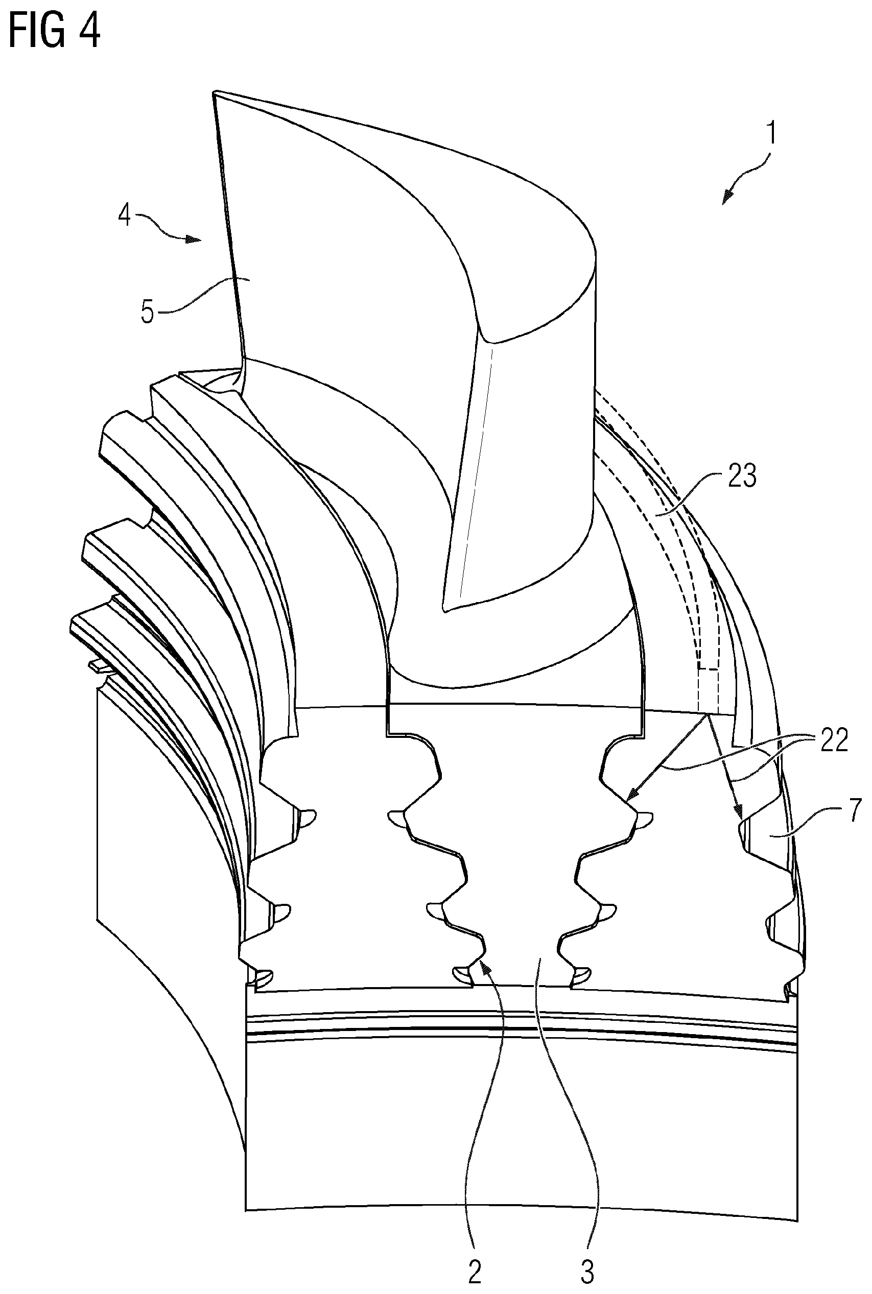 Patent US12313596 Figure 4 – Method for the nondestructive crack testing of surfaces of rotor blade-receiving blade reception slots of a rotor, and ultrasound device