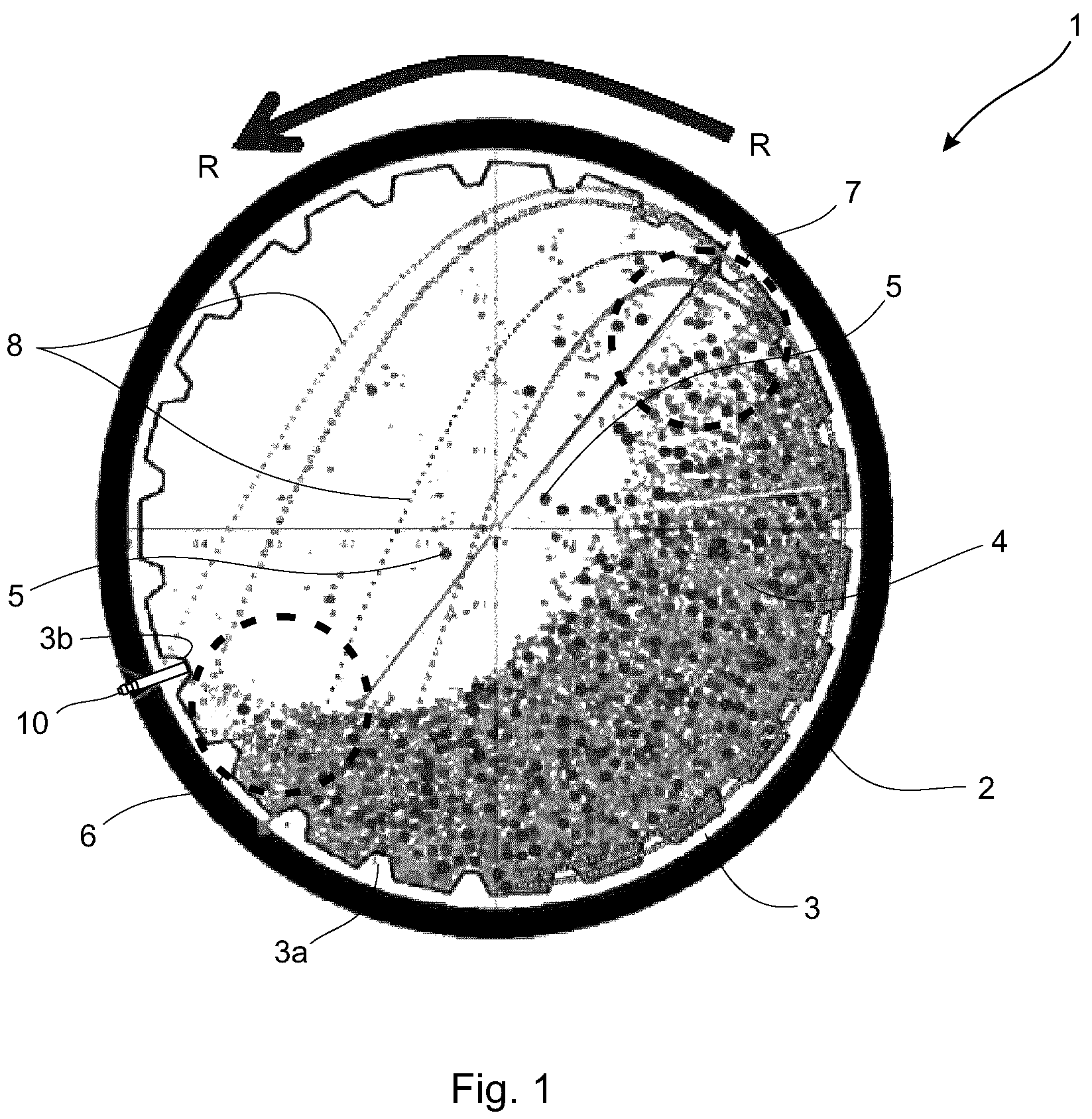 Patent US12313598 Figure 1 – Monitoring liner wear in industrial mills