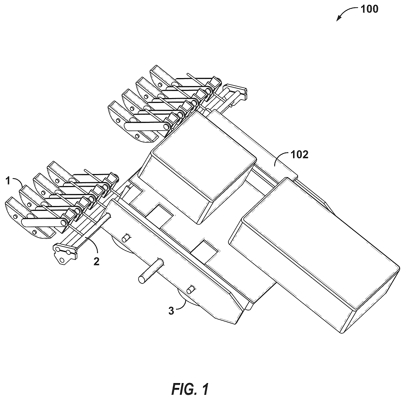 Patent US12313599 — Systems and methods for robotic inspection with simultaneous surface measurements at multiple orientations — Figure 1