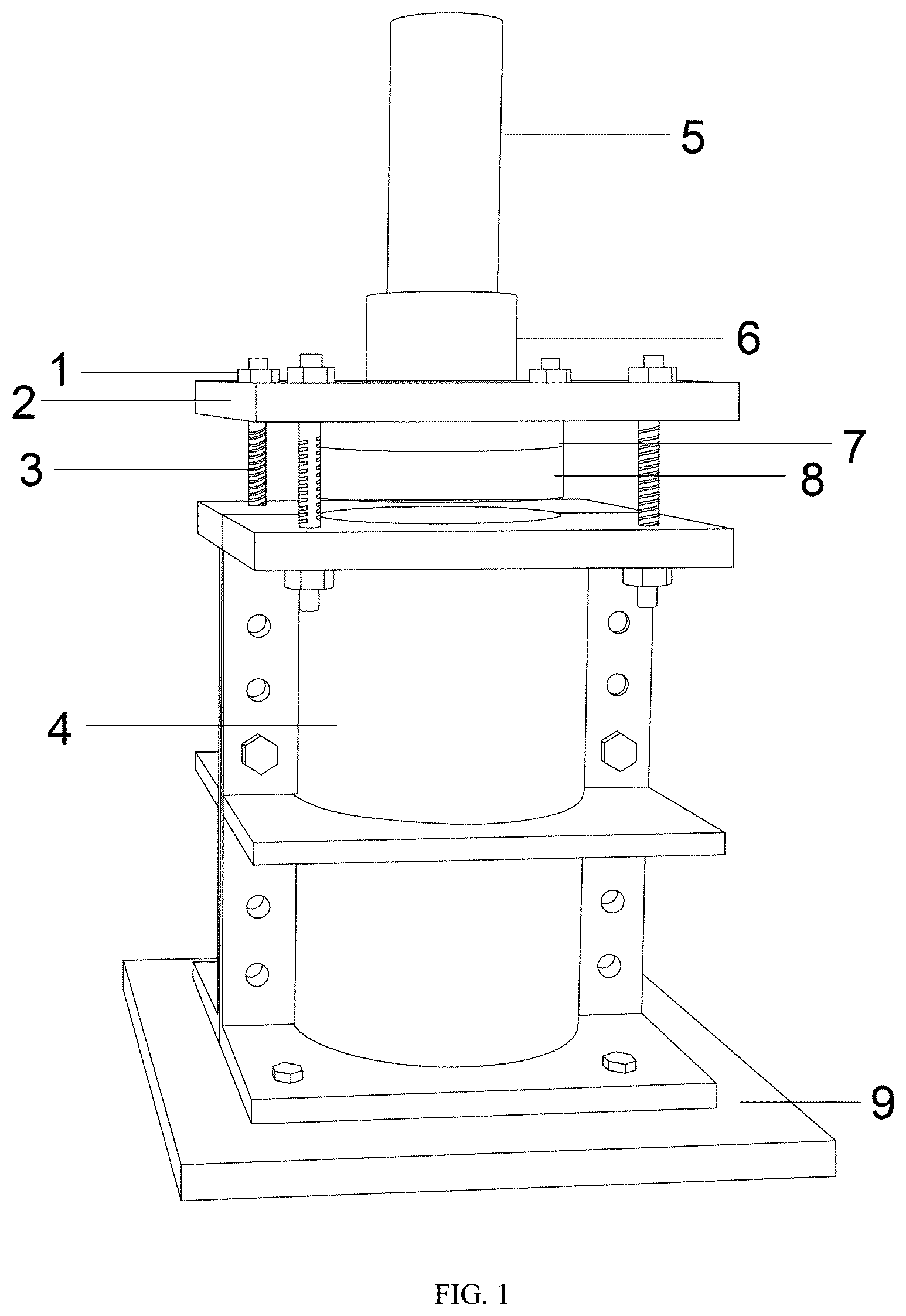 Patent US12313602 — Method for determining compressive bearing capacity of compression-cast rubber fine aggregate concrete — Figure 1