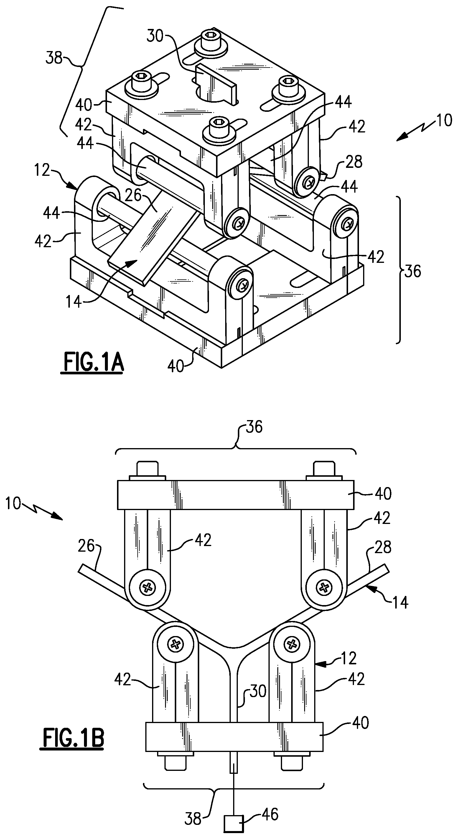 Patent US12313604 Figure 1 – Testing arrangement and method for composite with noodle