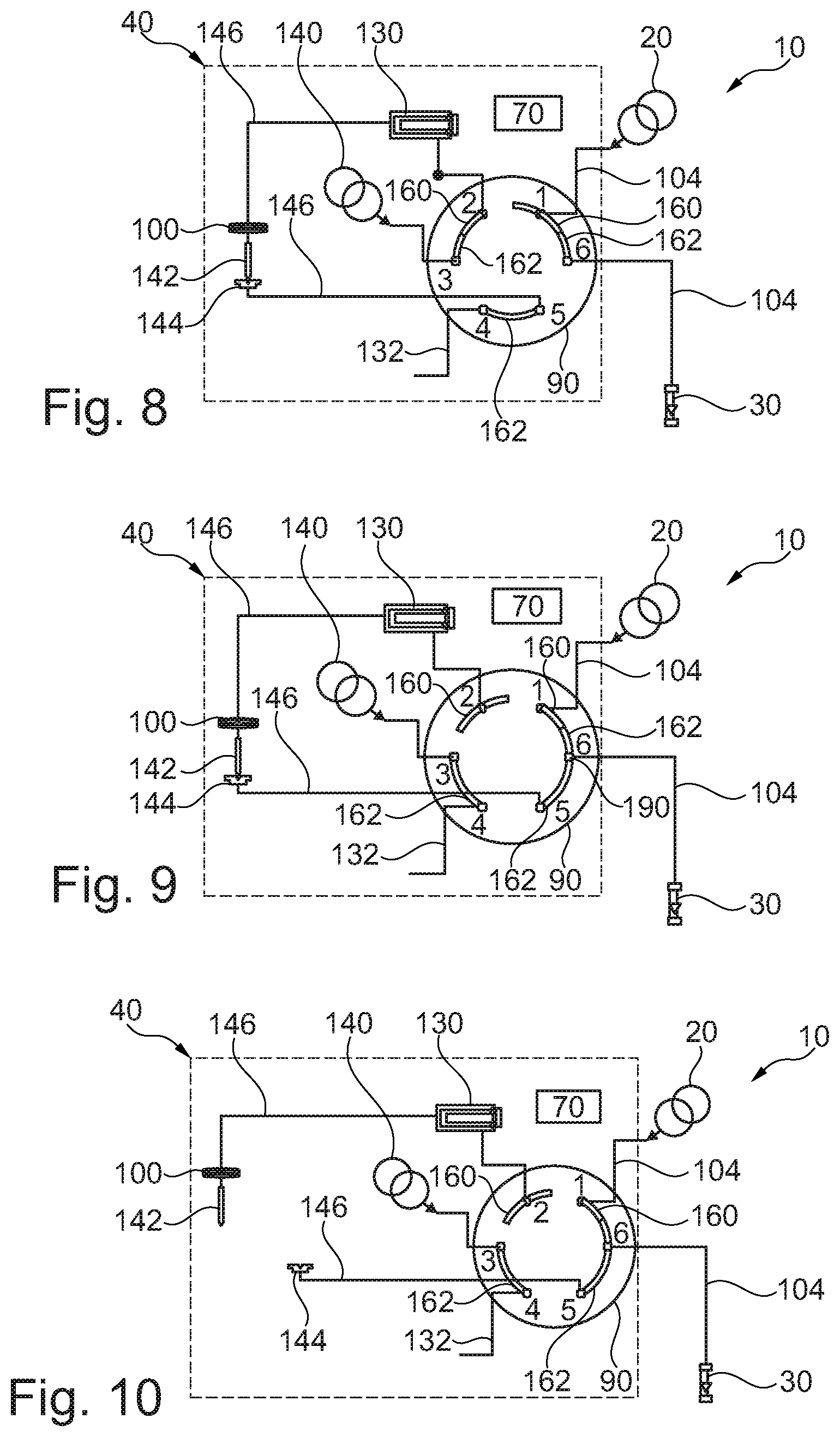 Patent US12313607 Figure 4 – Operation of an injector of a sample separation device