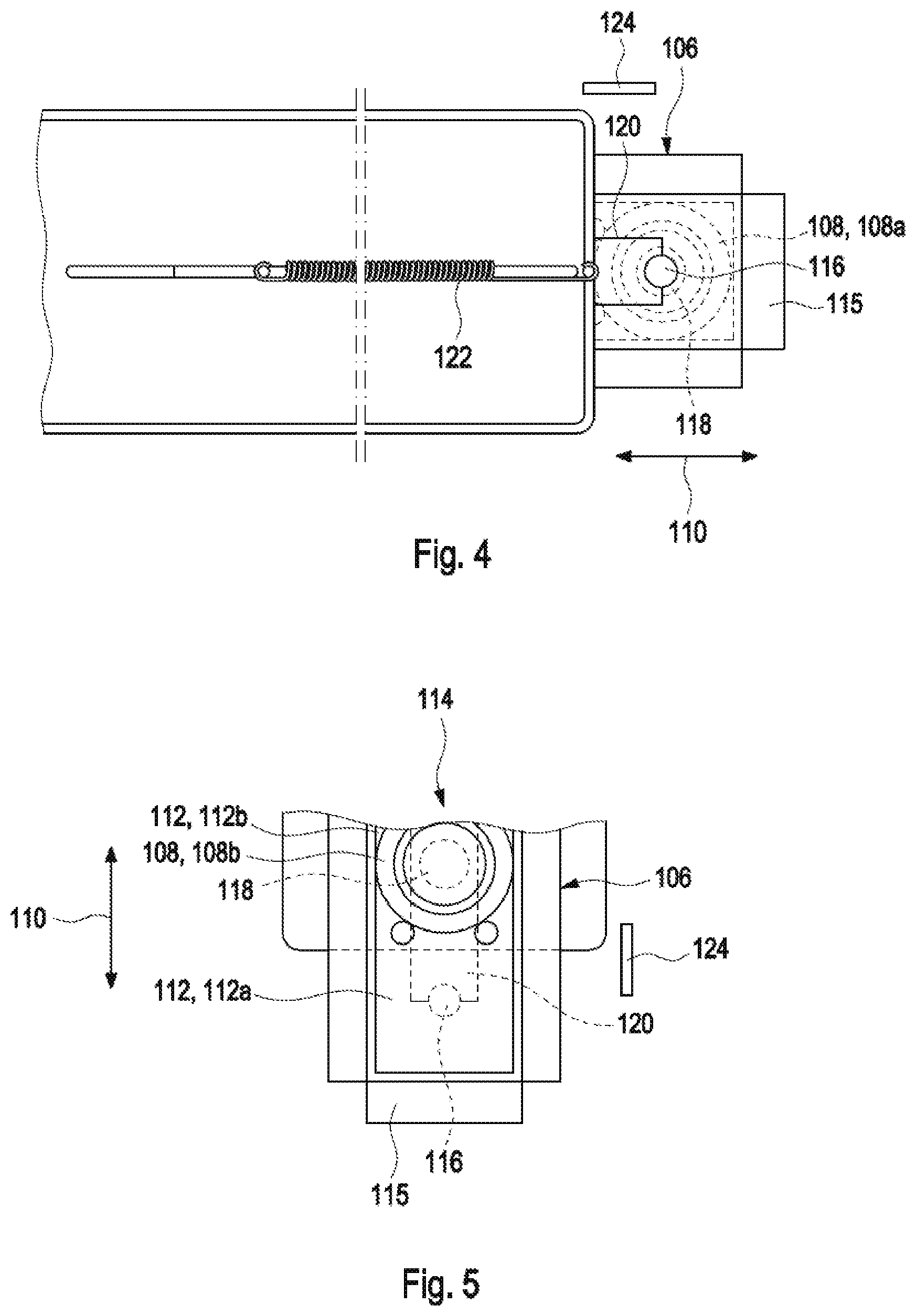 Patent US12313643 Figure 4 – Reagent drawer and associated detector mounted to a slider capable of extending from an automatic analyzer housing