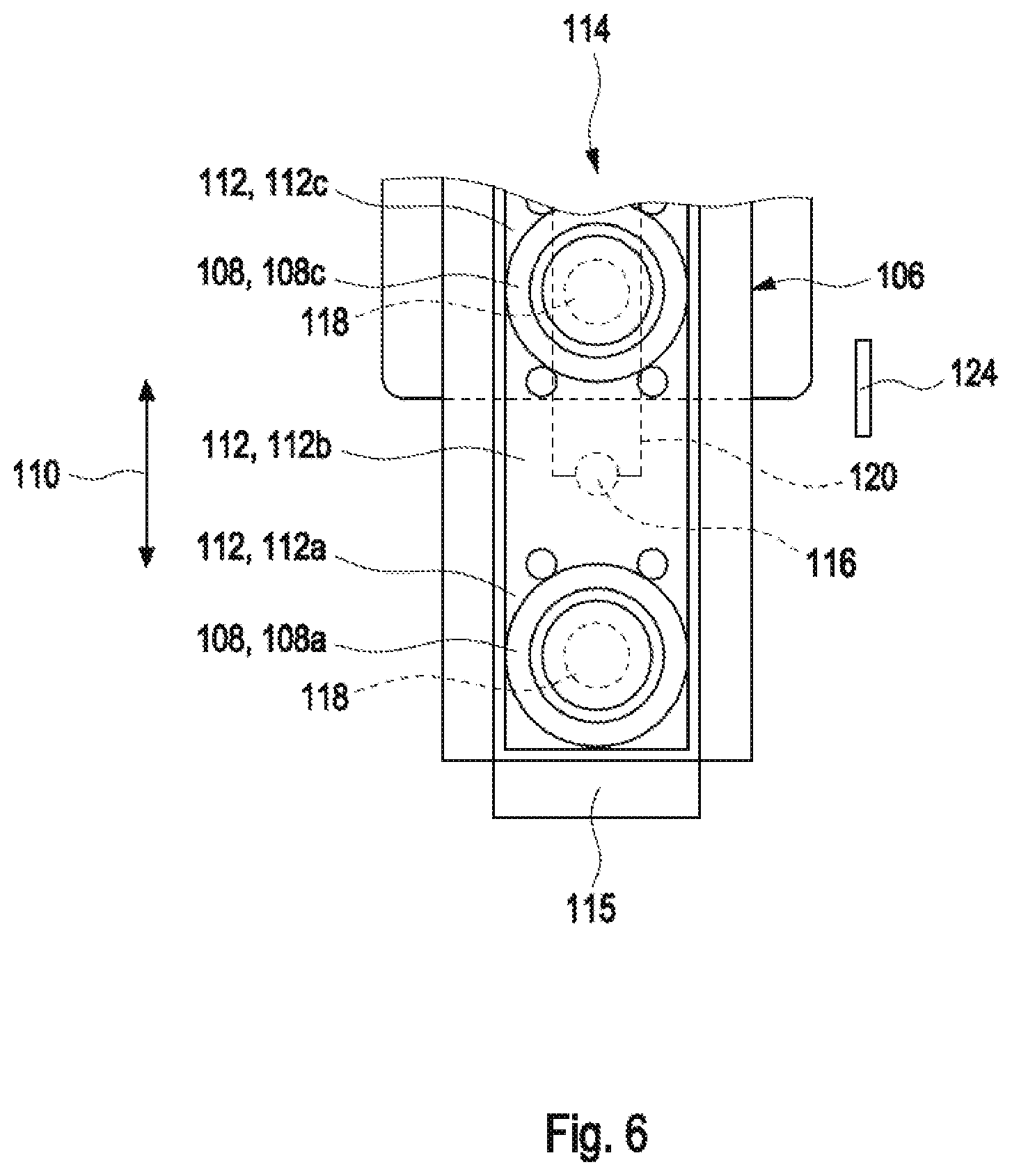 Patent US12313643 Figure 5 – Reagent drawer and associated detector mounted to a slider capable of extending from an automatic analyzer housing