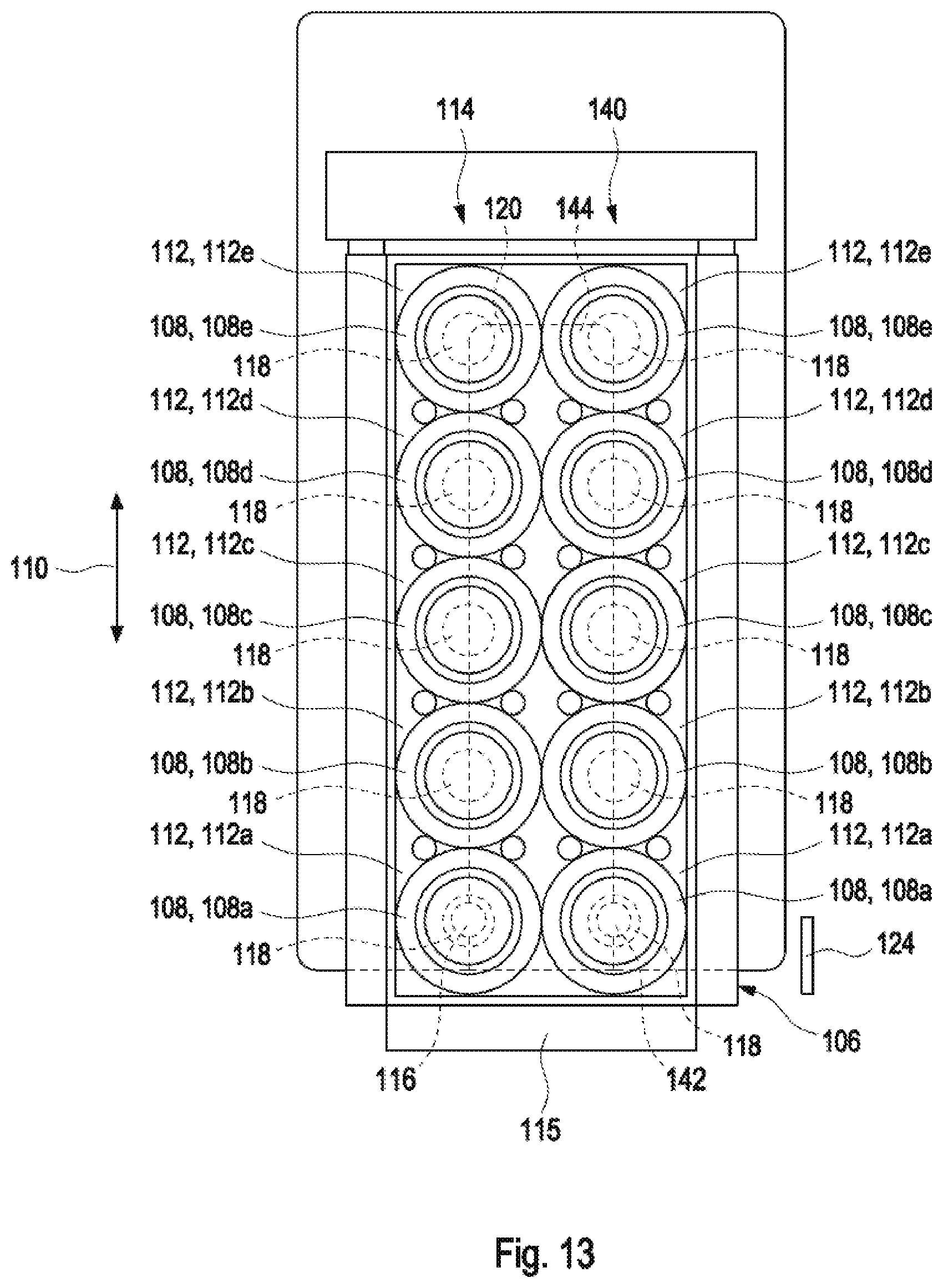 Patent US12313643 Figure 11 – Reagent drawer and associated detector mounted to a slider capable of extending from an automatic analyzer housing