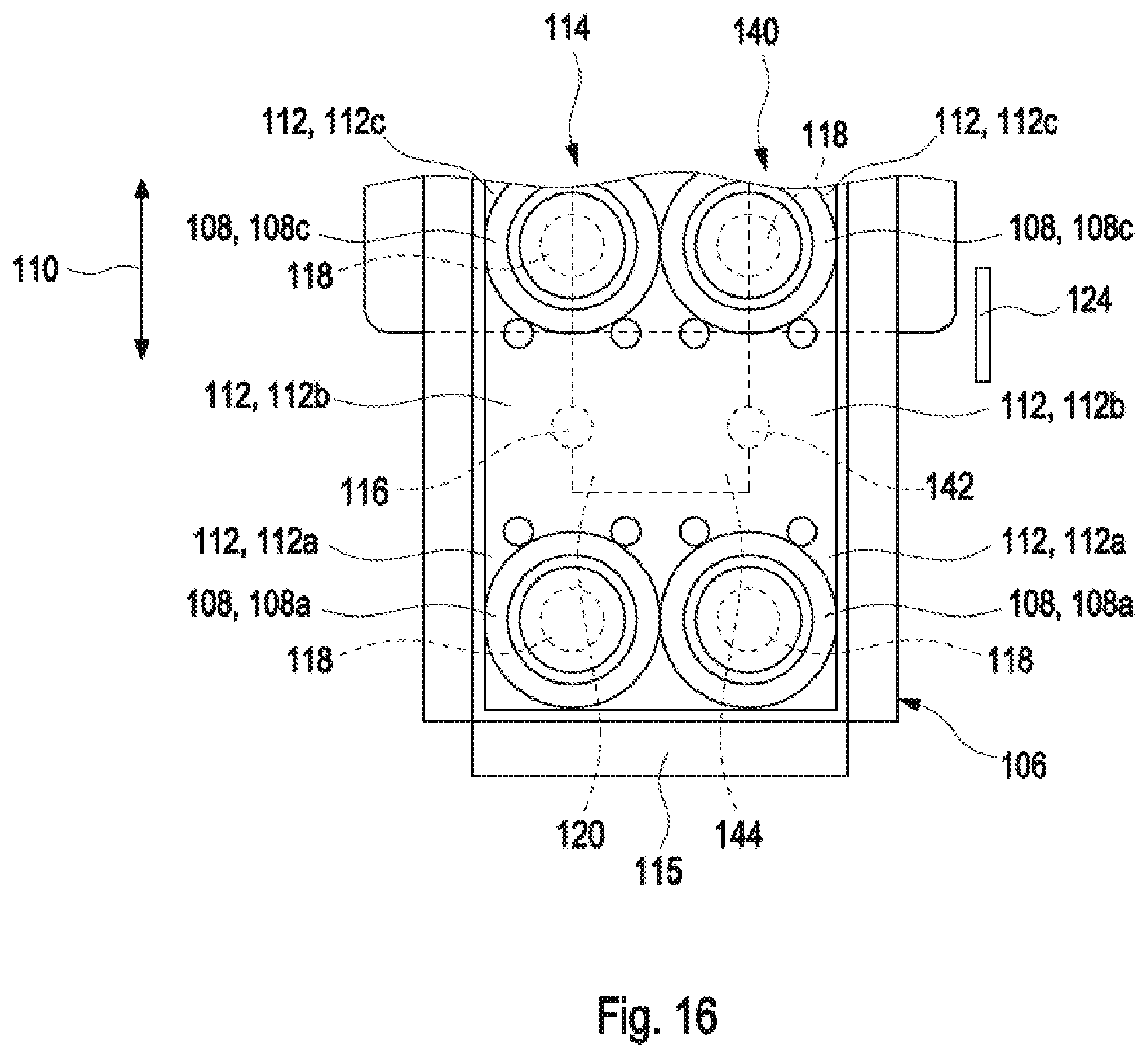 Patent US12313643 Figure 13 – Reagent drawer and associated detector mounted to a slider capable of extending from an automatic analyzer housing
