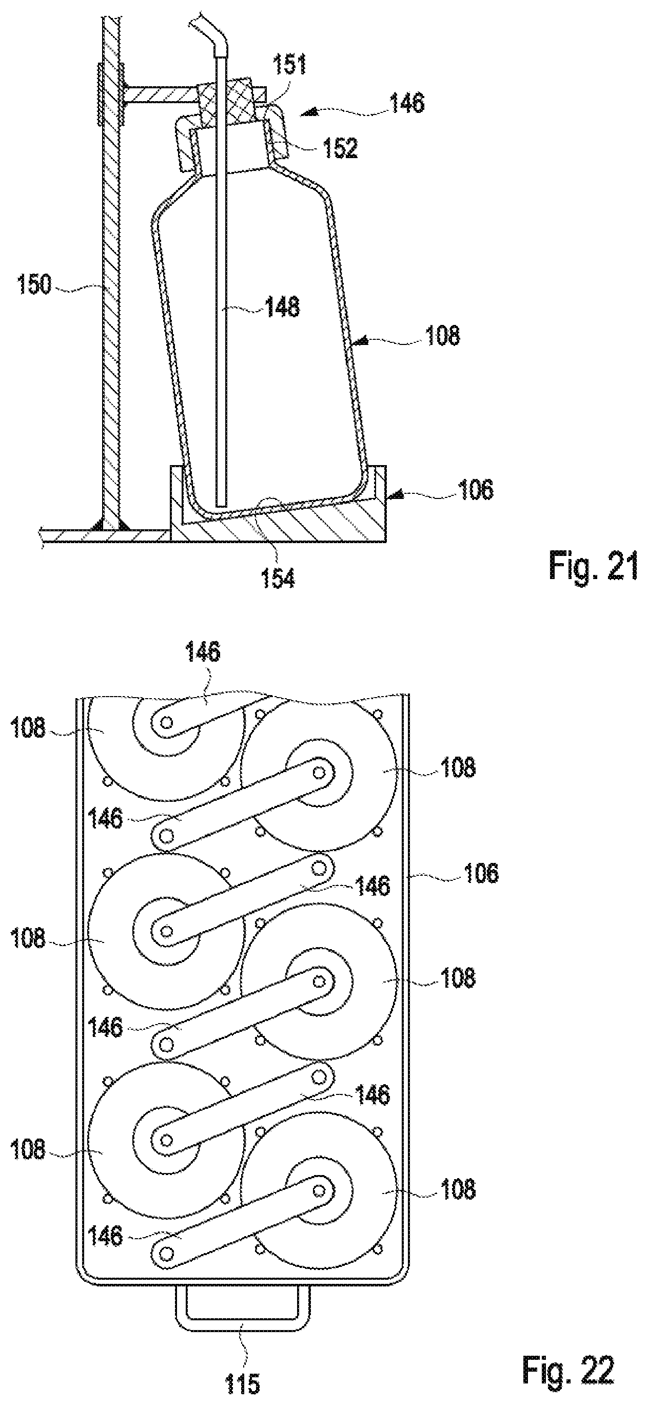 Patent US12313643 Figure 18 – Reagent drawer and associated detector mounted to a slider capable of extending from an automatic analyzer housing