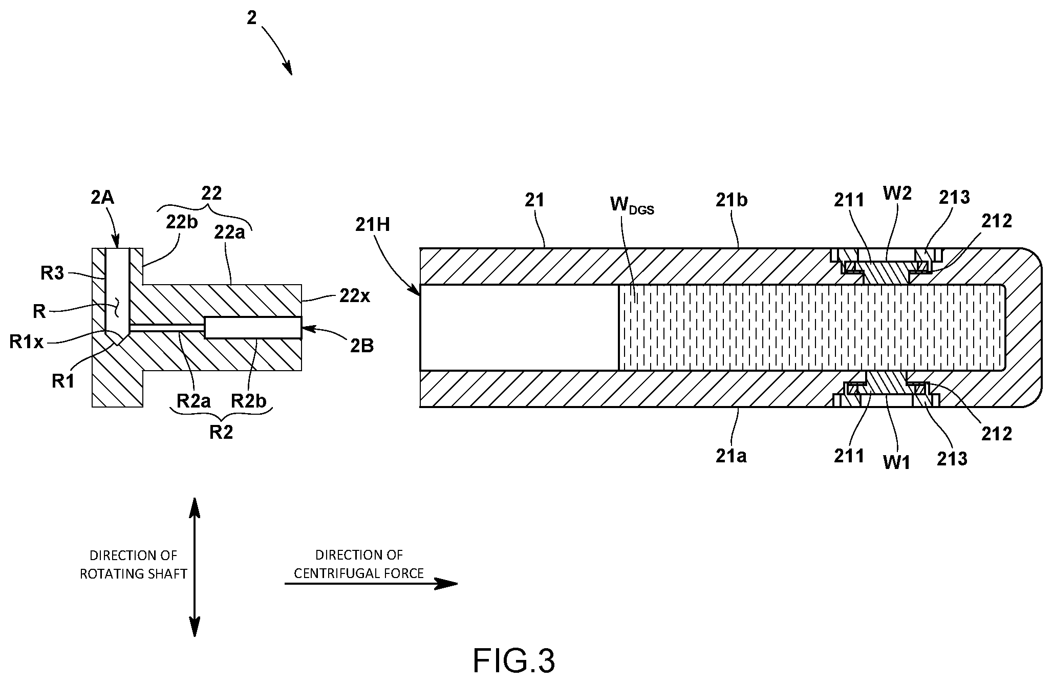 Patent US12313645 Figure 3 – Measurement cell and centrifugal sedimentation-type particle-size distribution measuring device using said measurement cell