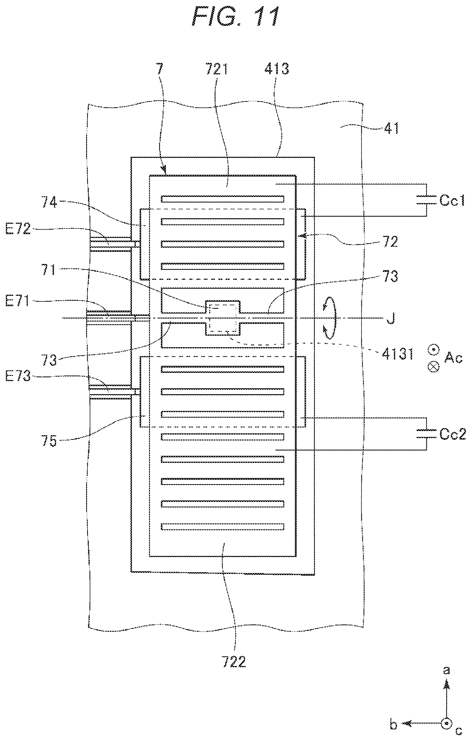 Patent US12313647 Figure 10 – Sensor unit, electronic apparatus, and moving object