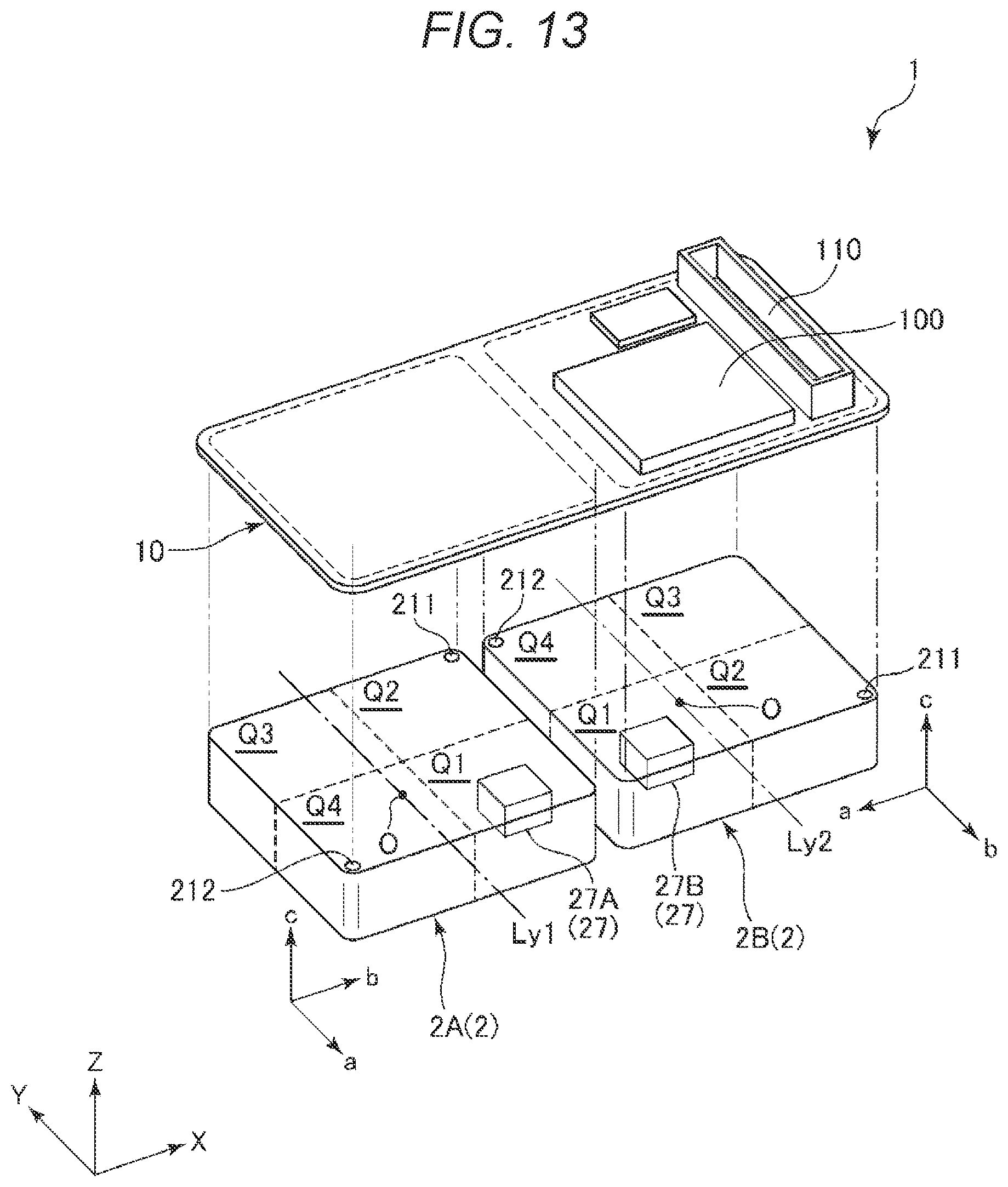 Patent US12313647 Figure 12 – Sensor unit, electronic apparatus, and moving object
