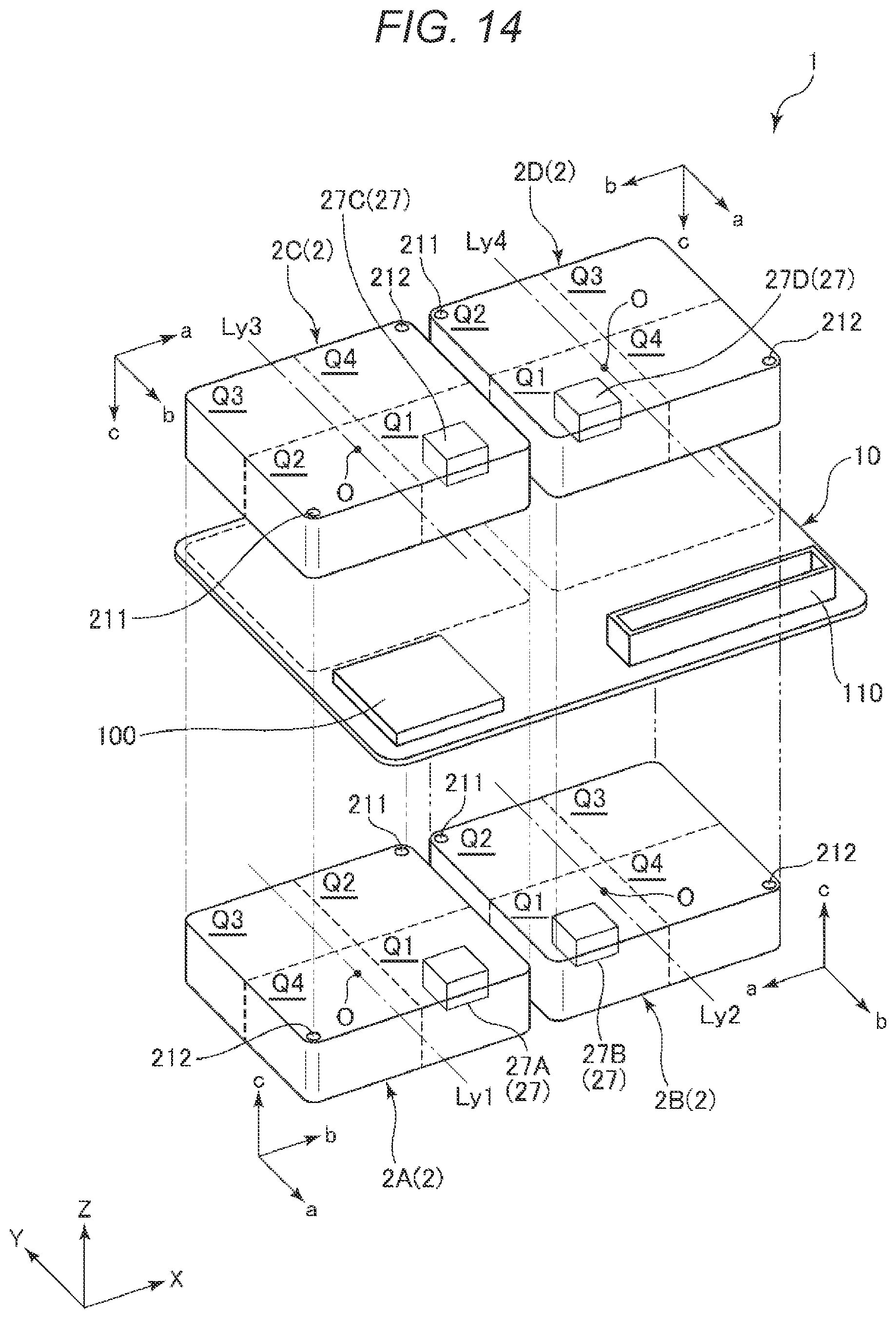 Patent US12313647 Figure 13 – Sensor unit, electronic apparatus, and moving object