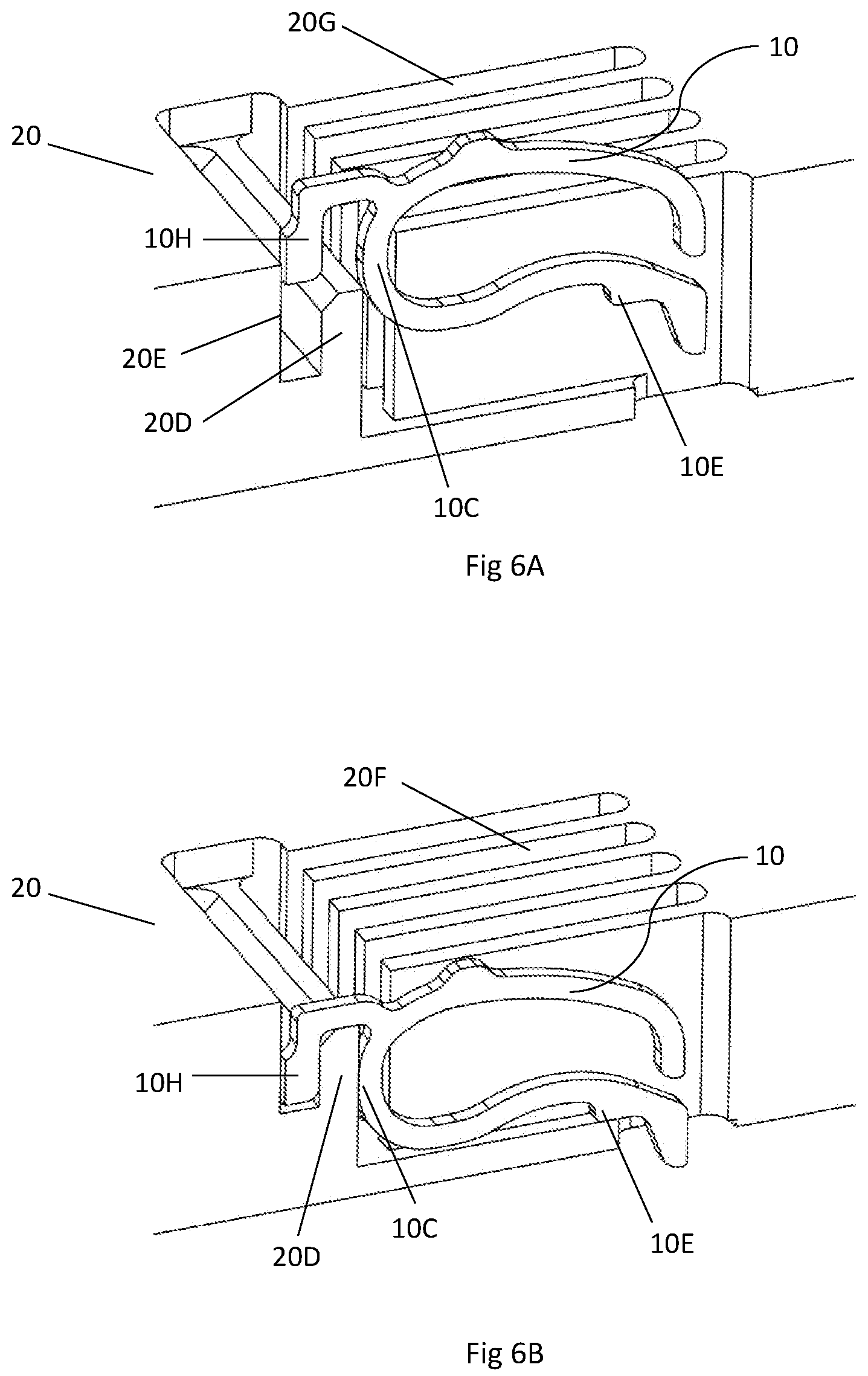 Patent US12313650 Figure 5 – Multi-beam cantilever style contact pin for IC testing