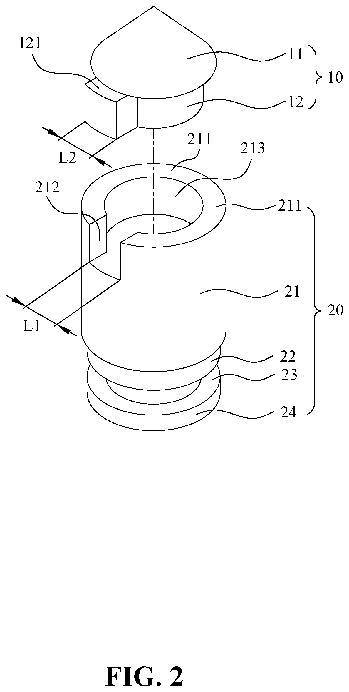 Patent US12313651 Figure 2 – Probe joint and spring probe comprising the same