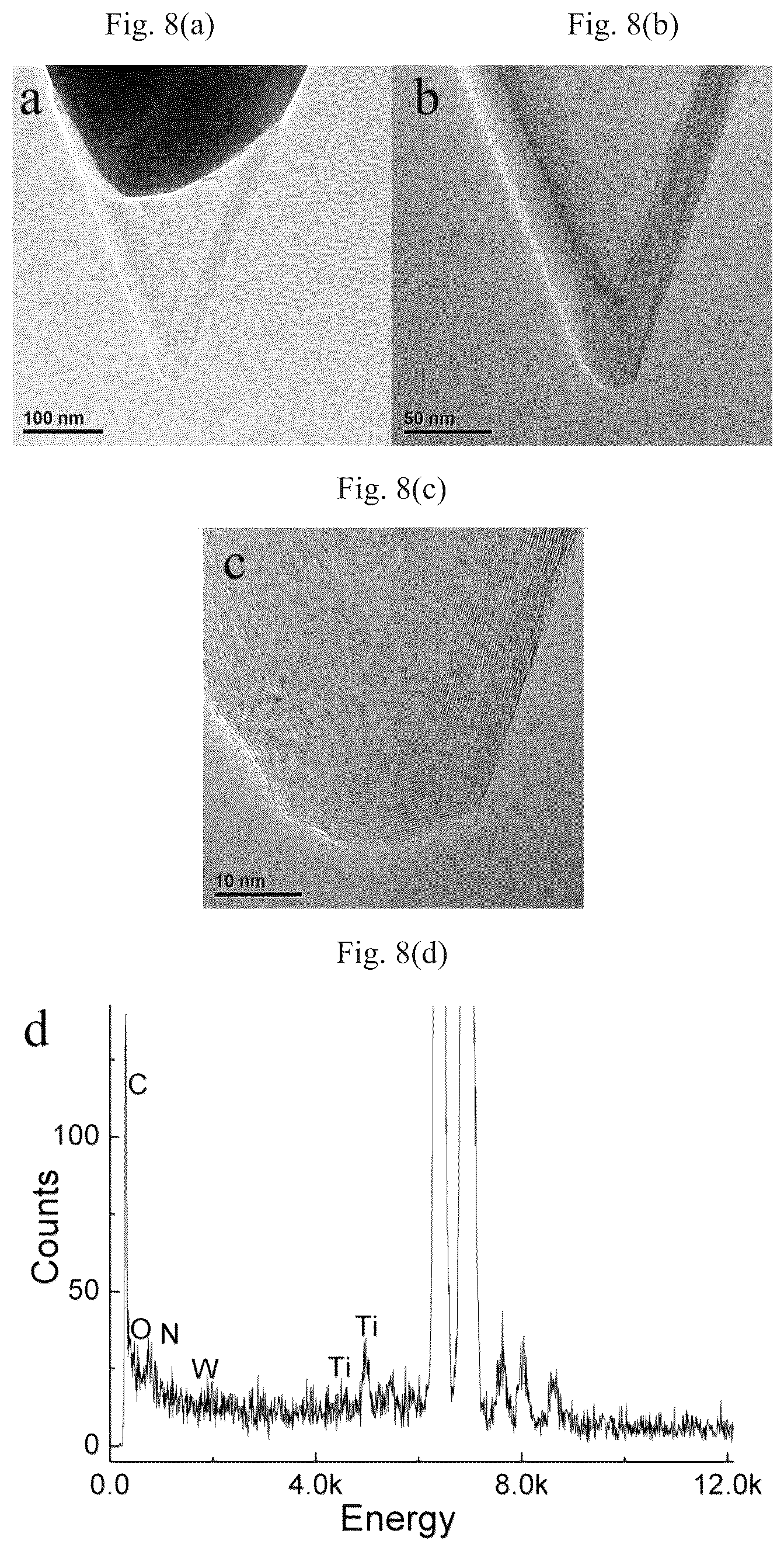 Patent US12313653 Figure 9 – Carbon nanomaterial functionalized needle tip modified with low work function material and preparation method thereof